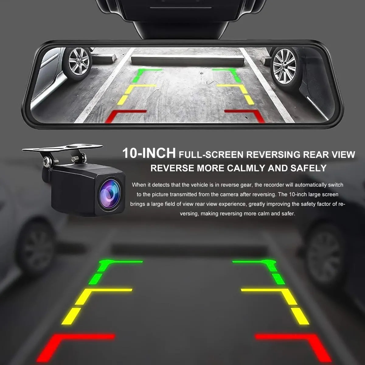 Coocoe Dual Lens Touch Dash Cam