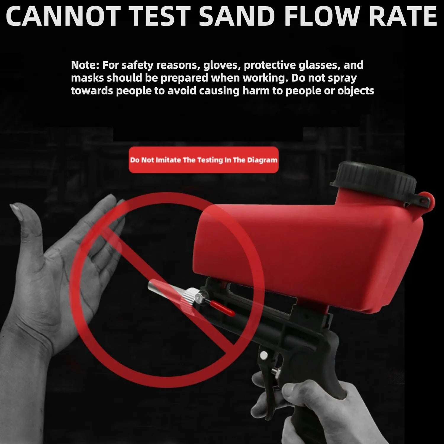 Coocoe Portable 90 PSI Pneumatic Sandblaster Gun Kit