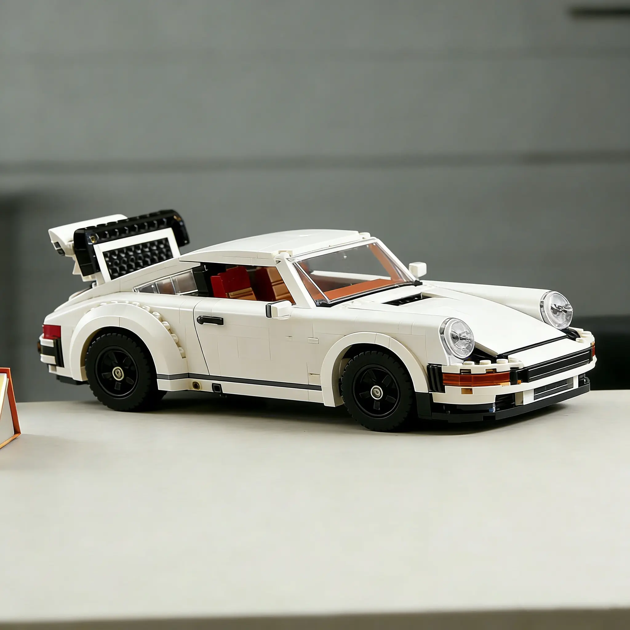 1458 Pieces Building Set, Collectible Turbo Targa, 2in1 Race Car Model Kit for Adults and Teens to Build, 14 inches in length, Gift Idea