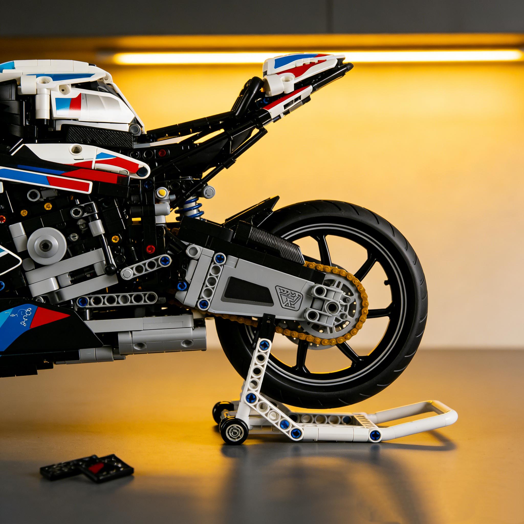 1920 Pieces, 1:5 Technic Motorcycle Model Kit for Adults, 19 inches long, Build and Display Set with Authentic Features, Motorcycle Gift Idea 1920 Pieces, 1:5 Technic Motorcycle Model Kit for Adults, 19 inches long, Build and Display Set with Authentic Features, Motorcycle Gift Idea