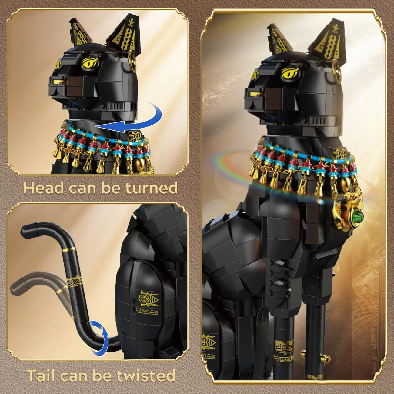 Egyptian Pharaoh Cat Building Set 