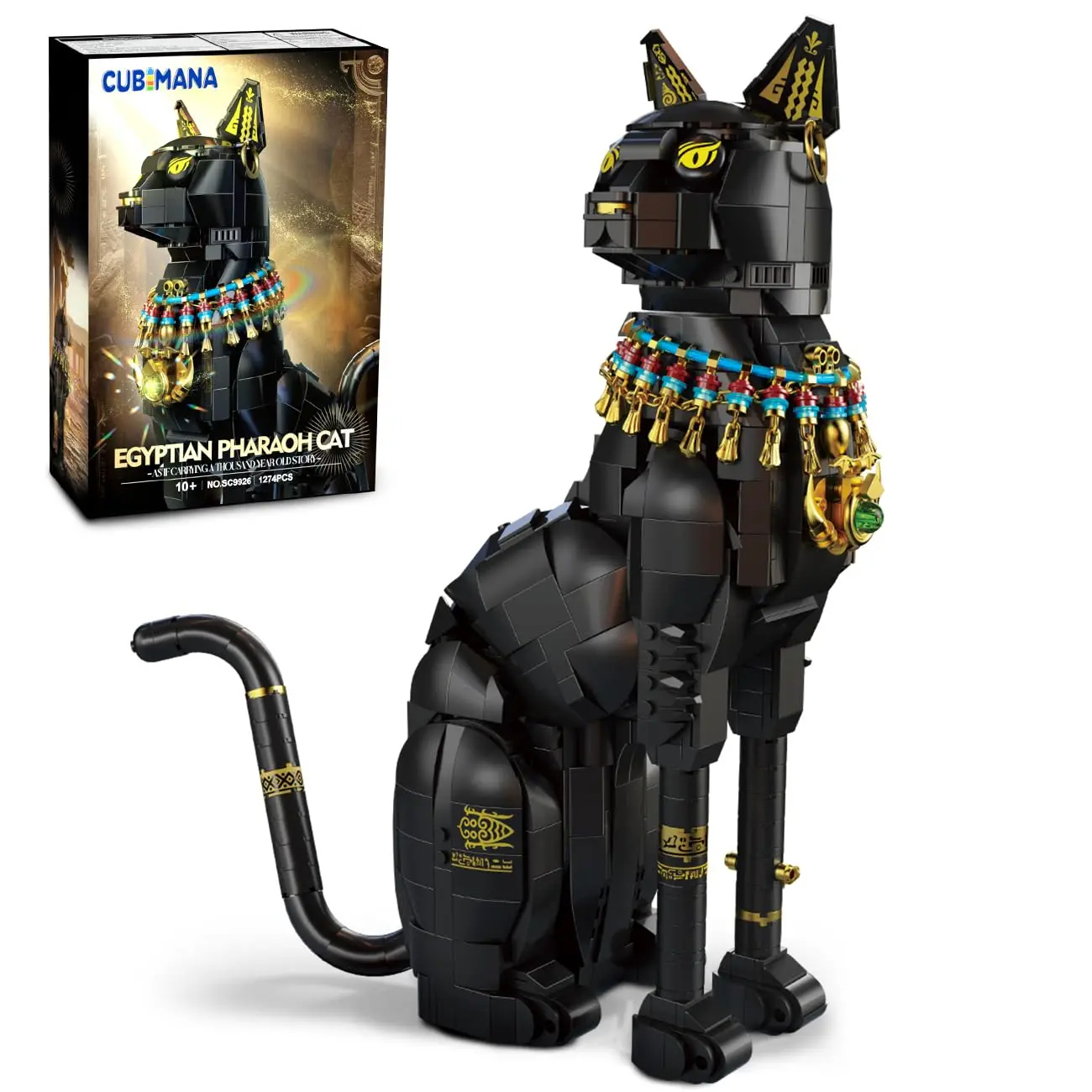 Egyptian Pharaoh Cat Building Set 