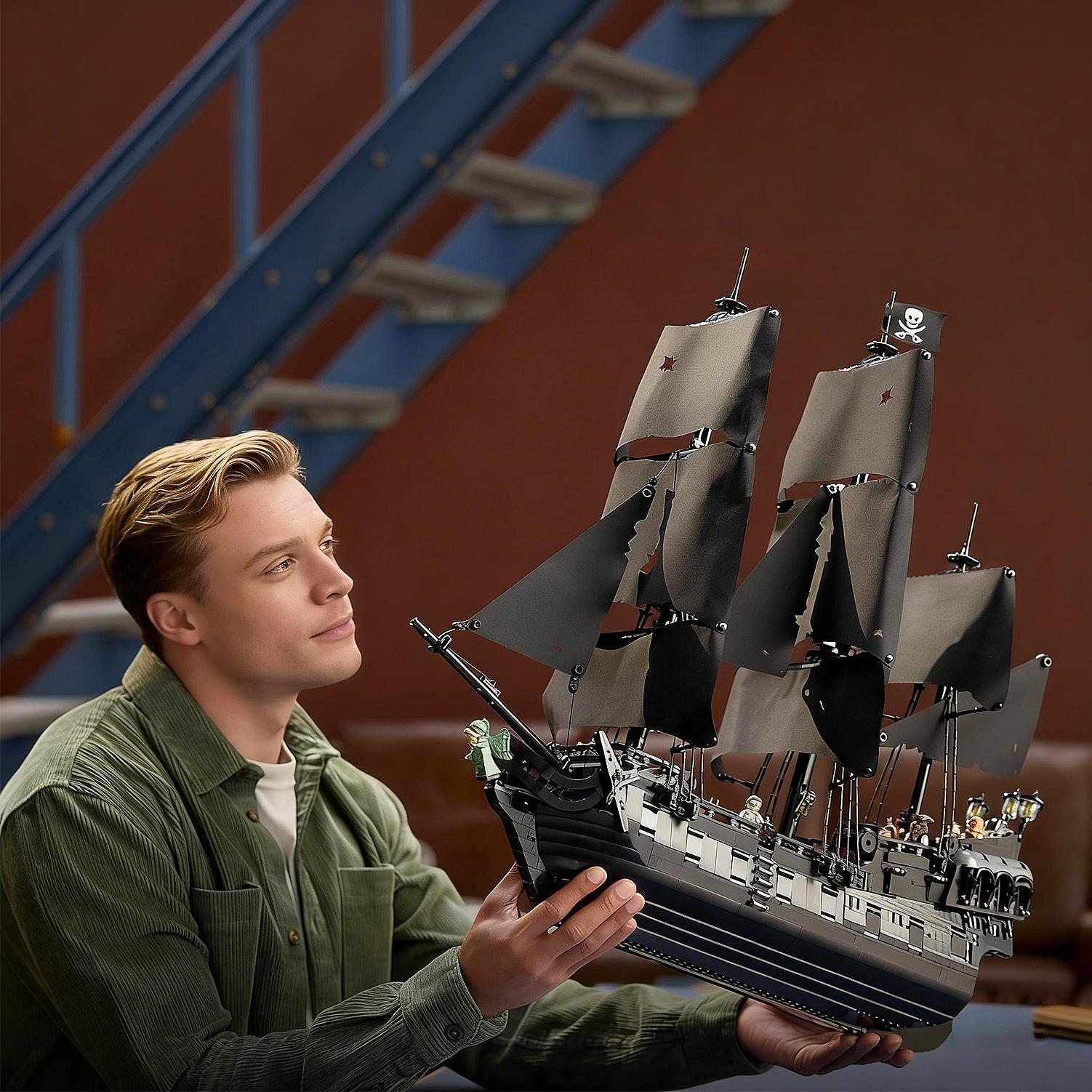 2862 pieces, Captain's Ship Building Set for Adults, Ages 18+ - Room Decor for Office, Bedroom or Shelf - Collectible