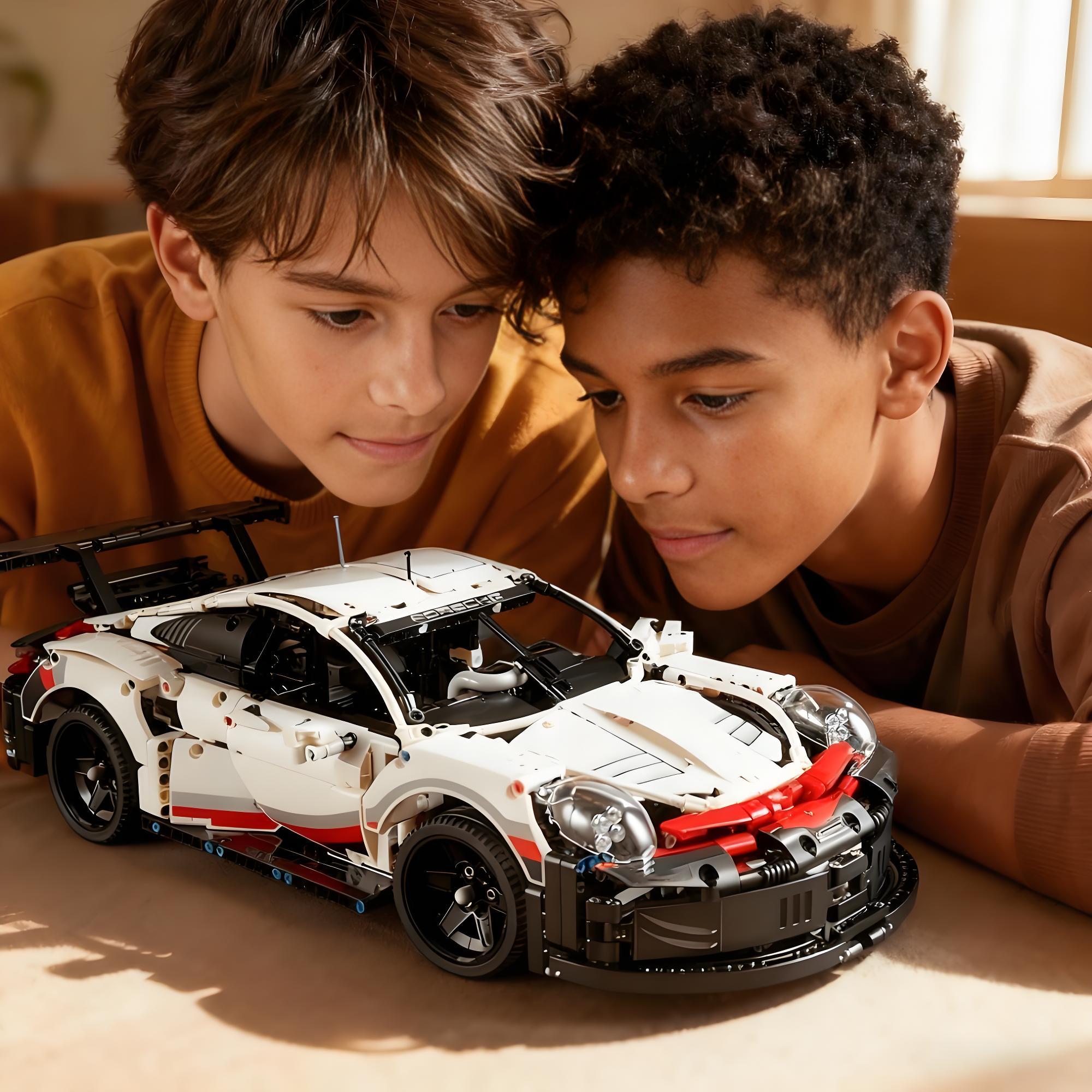 Technic Race Car Model Building Kit, Advanced Replica, Exclusive Collectible Set, Gift for Kids, Boys & Girls
