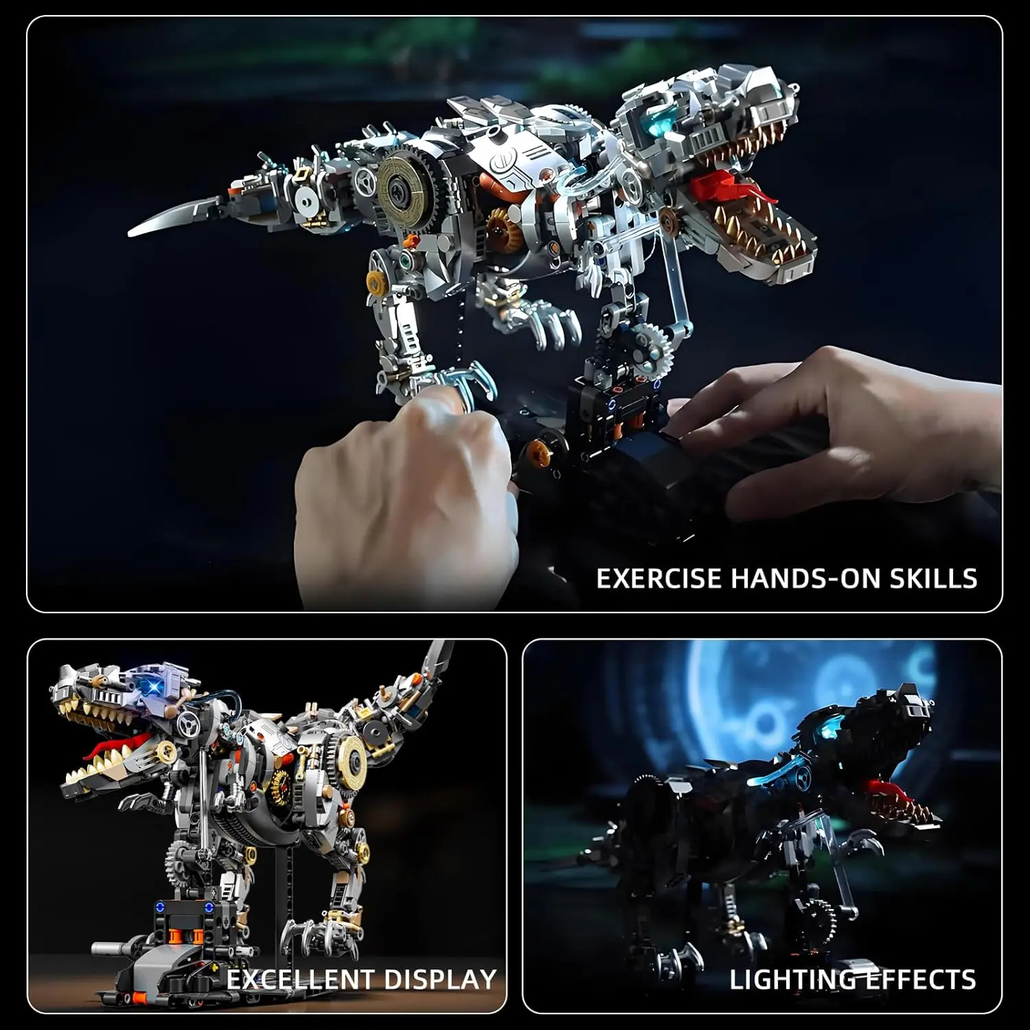 Tyrannosaurus Rex Mechanical Building Set