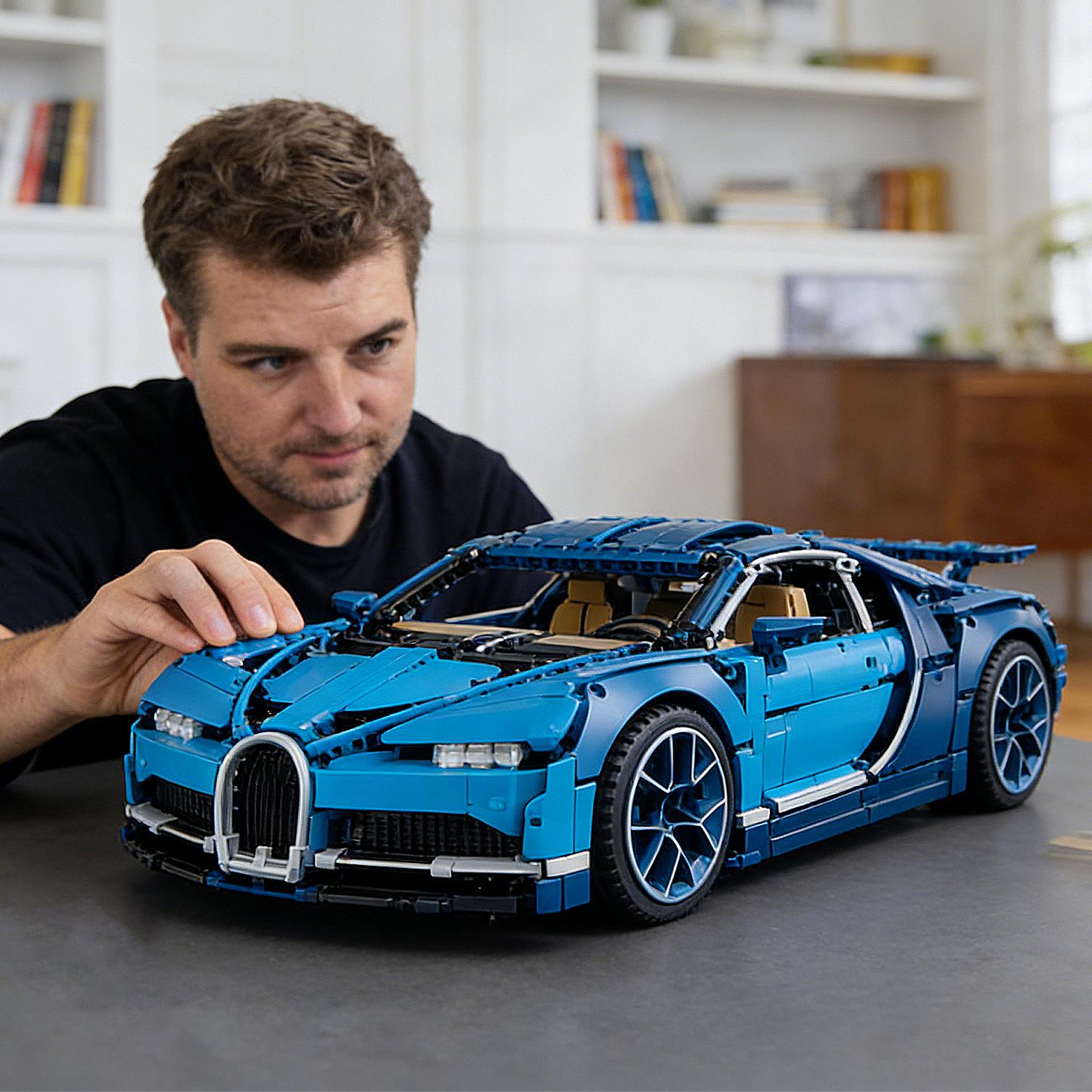 1:8 Scale Car Building Kit and Engineering Toy, 3599 Pieces Adult Collectible Sports Car with Scale Model Engine (3599 Pieces)