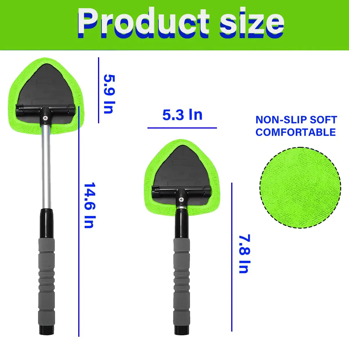 Coocoe Extendable Microfiber Windshield Cleaning Tool
