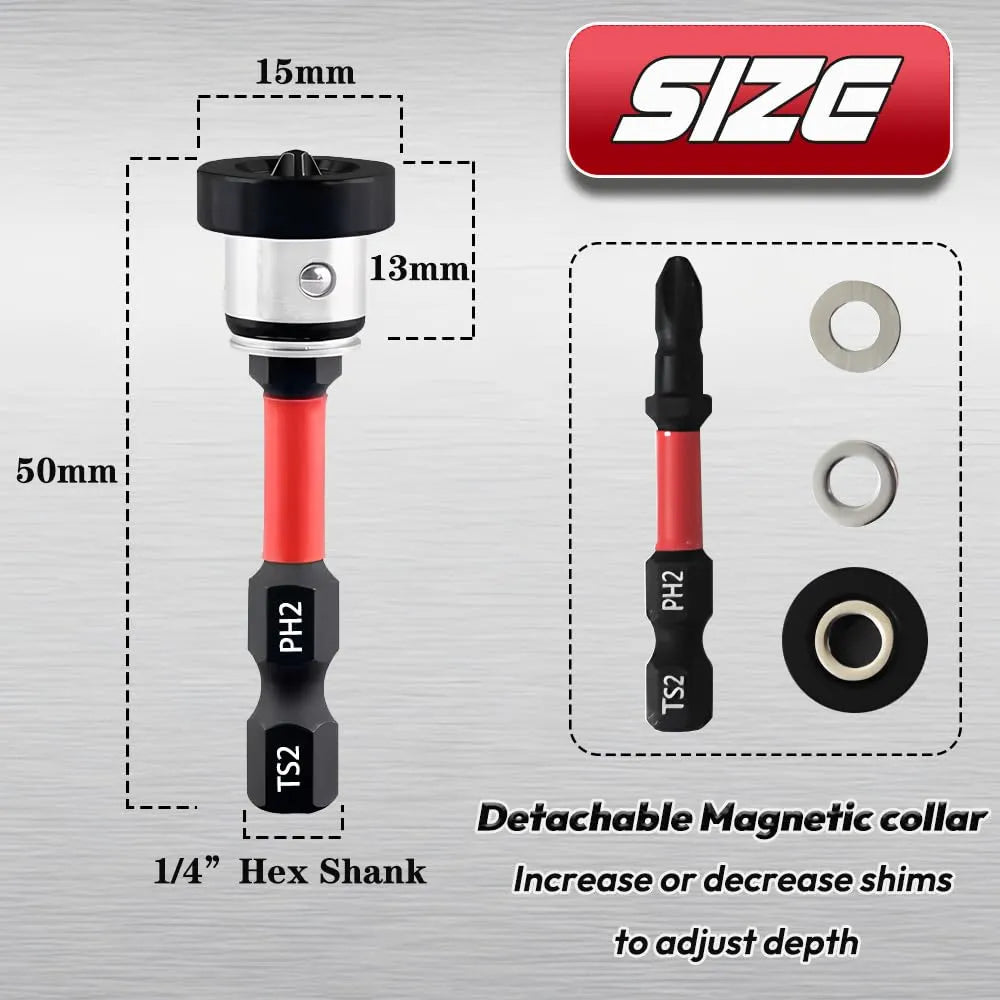 Coocoe Magnetic Drywall Screw Setter Bit