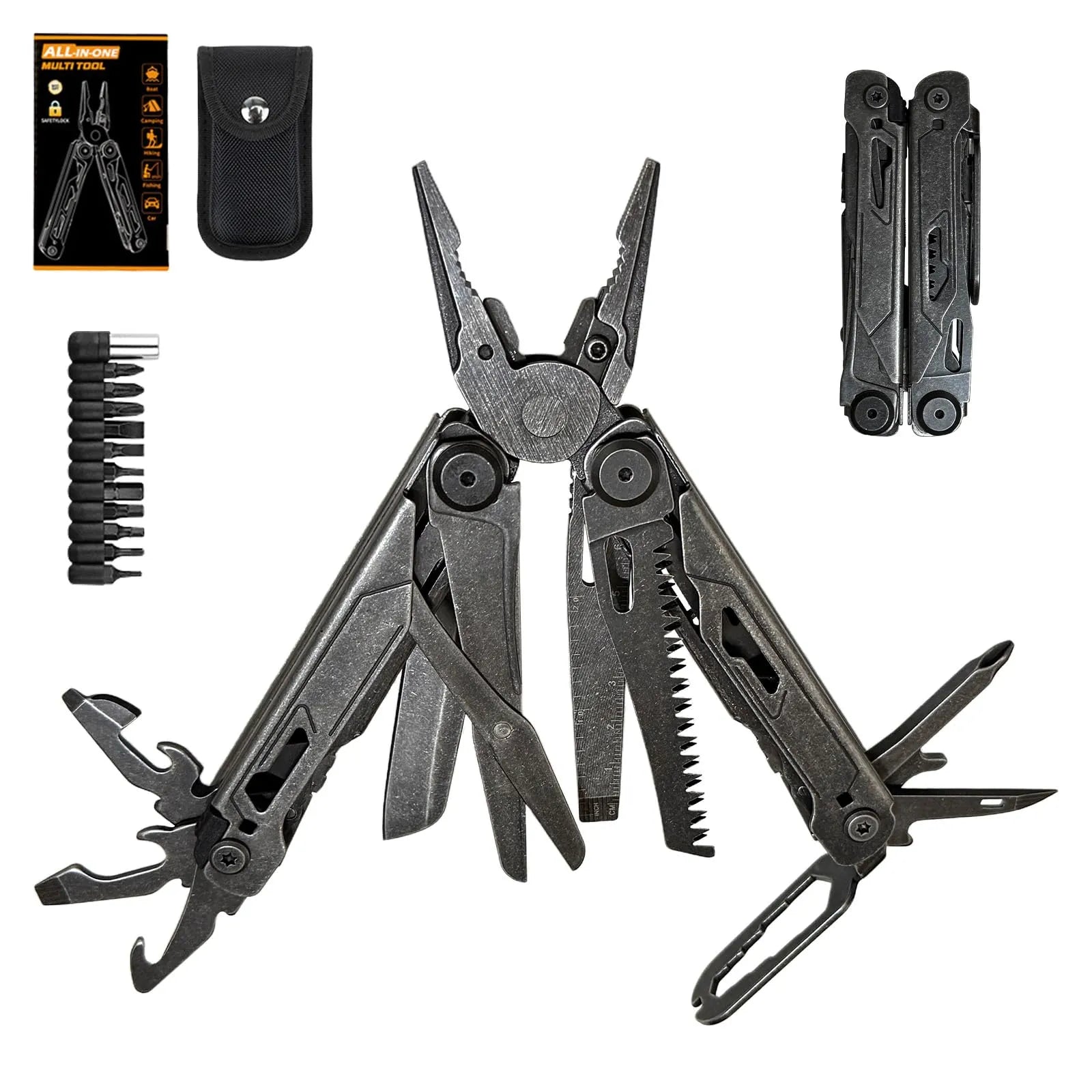 Coocoe 34-in-1 Stainless Steel Multitool Pliers