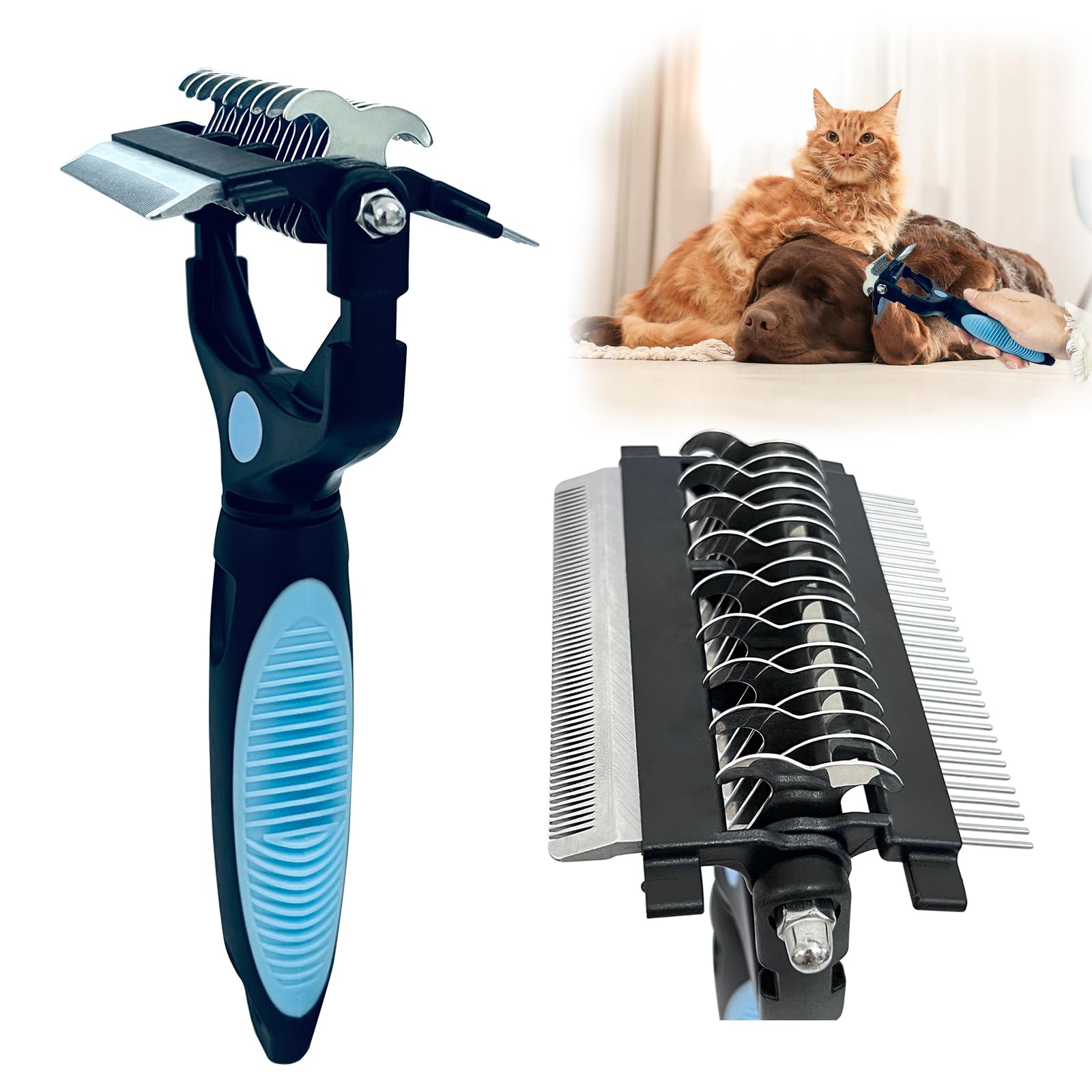 Coocoe 3-in-1 Pet Grooming Brush