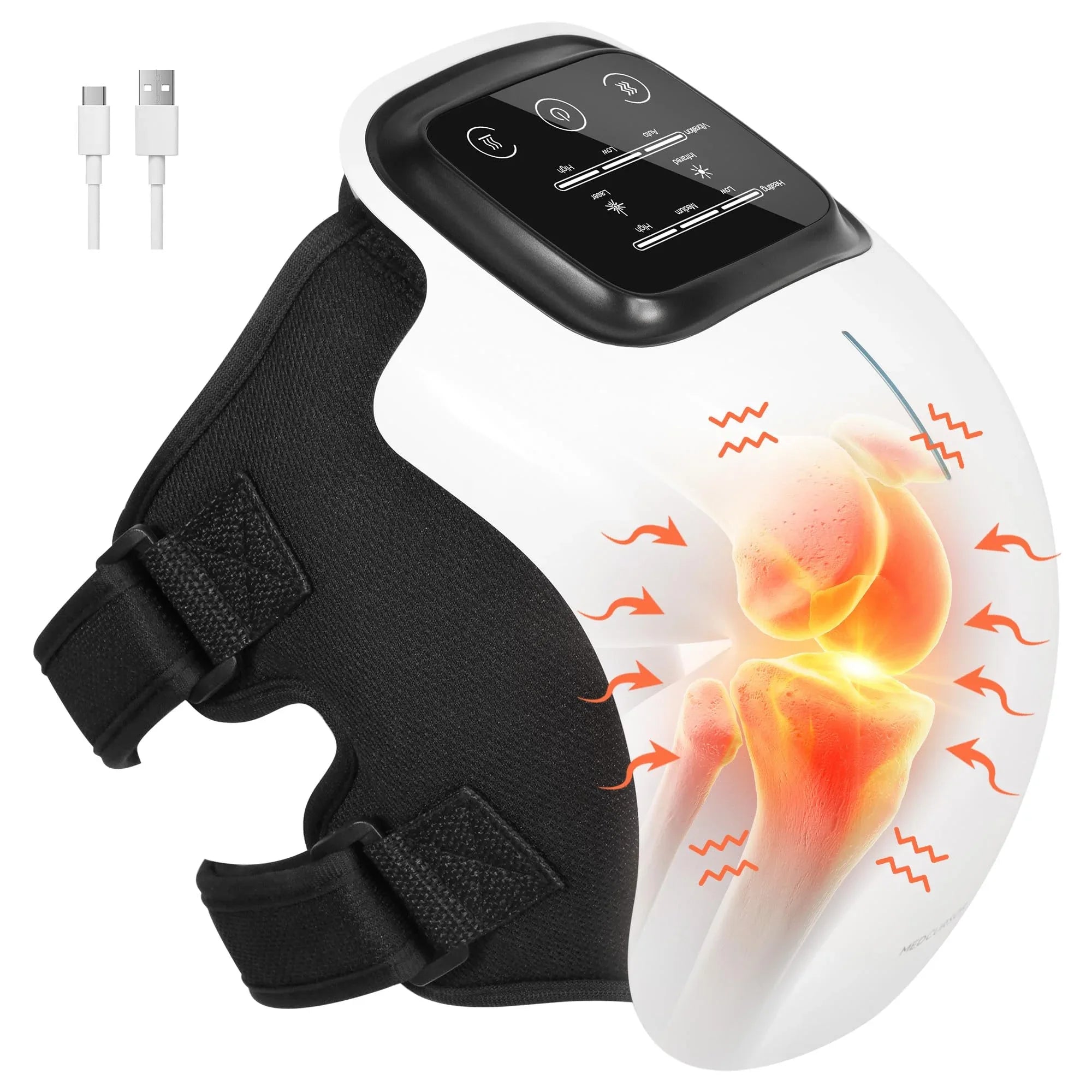 Coocoe Cordless Heated Knee Massager