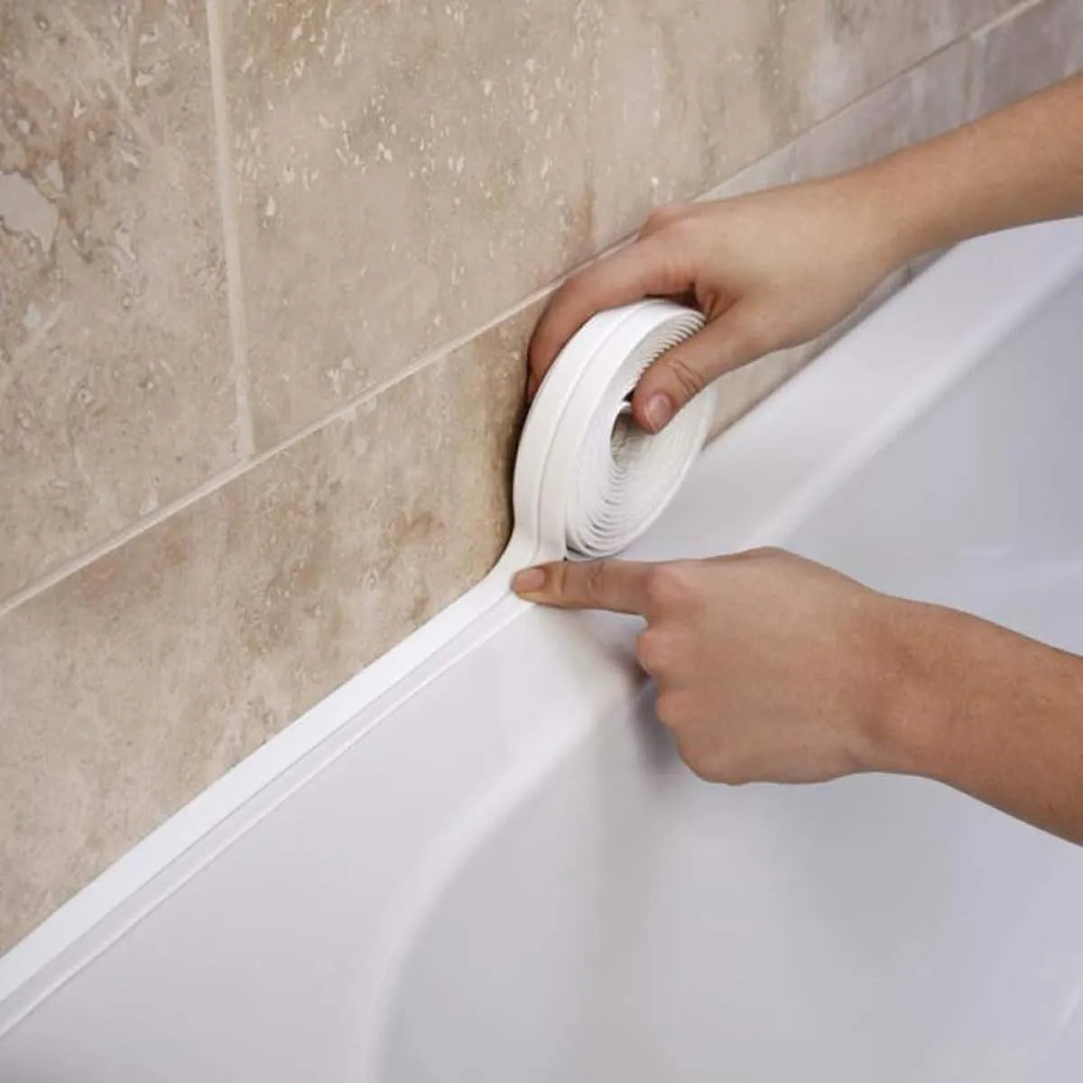 Coocoe Waterproof Self-Adhesive PVC Caulk Tape
