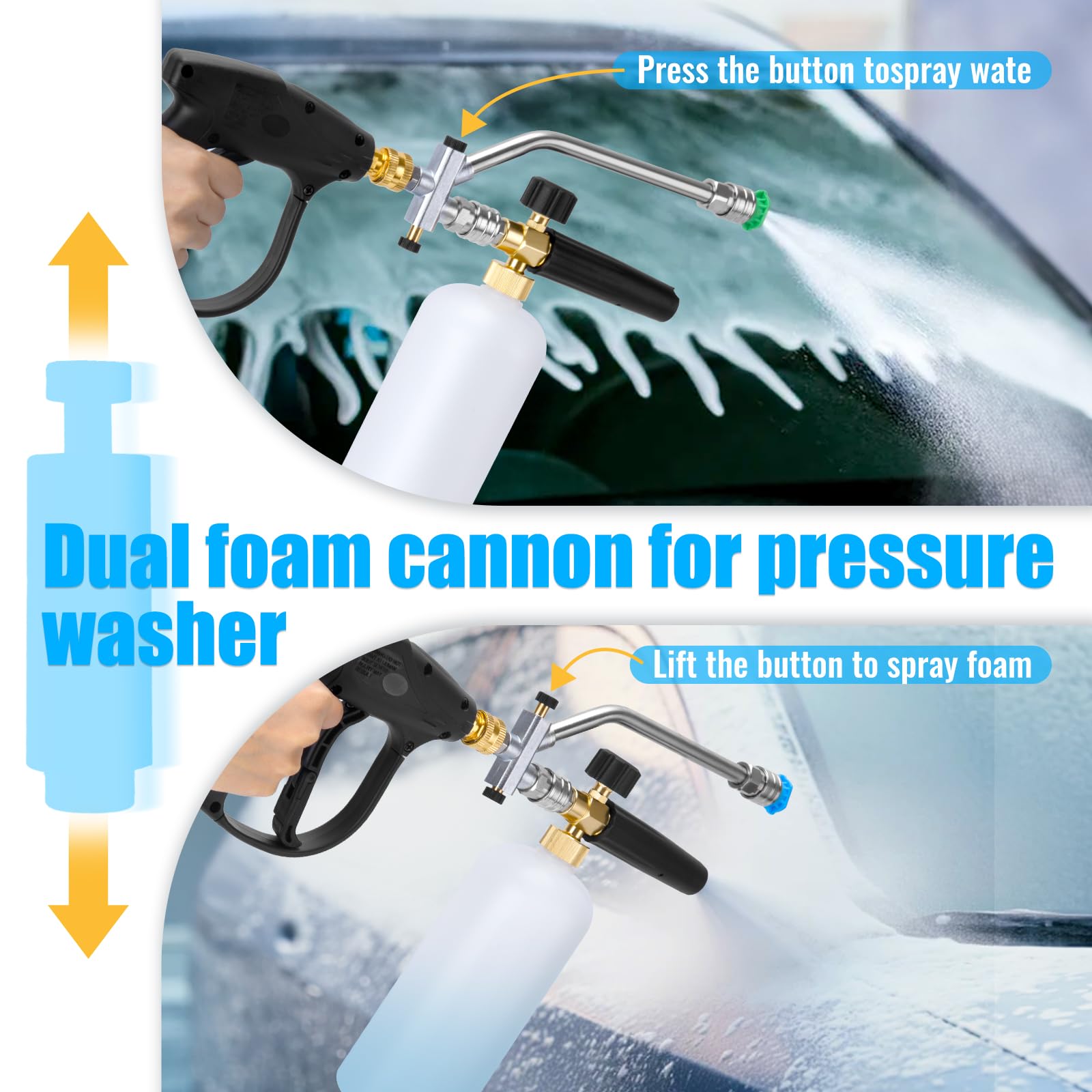 Coocoe 2-in-1 Dual-Function Foam Sprayer