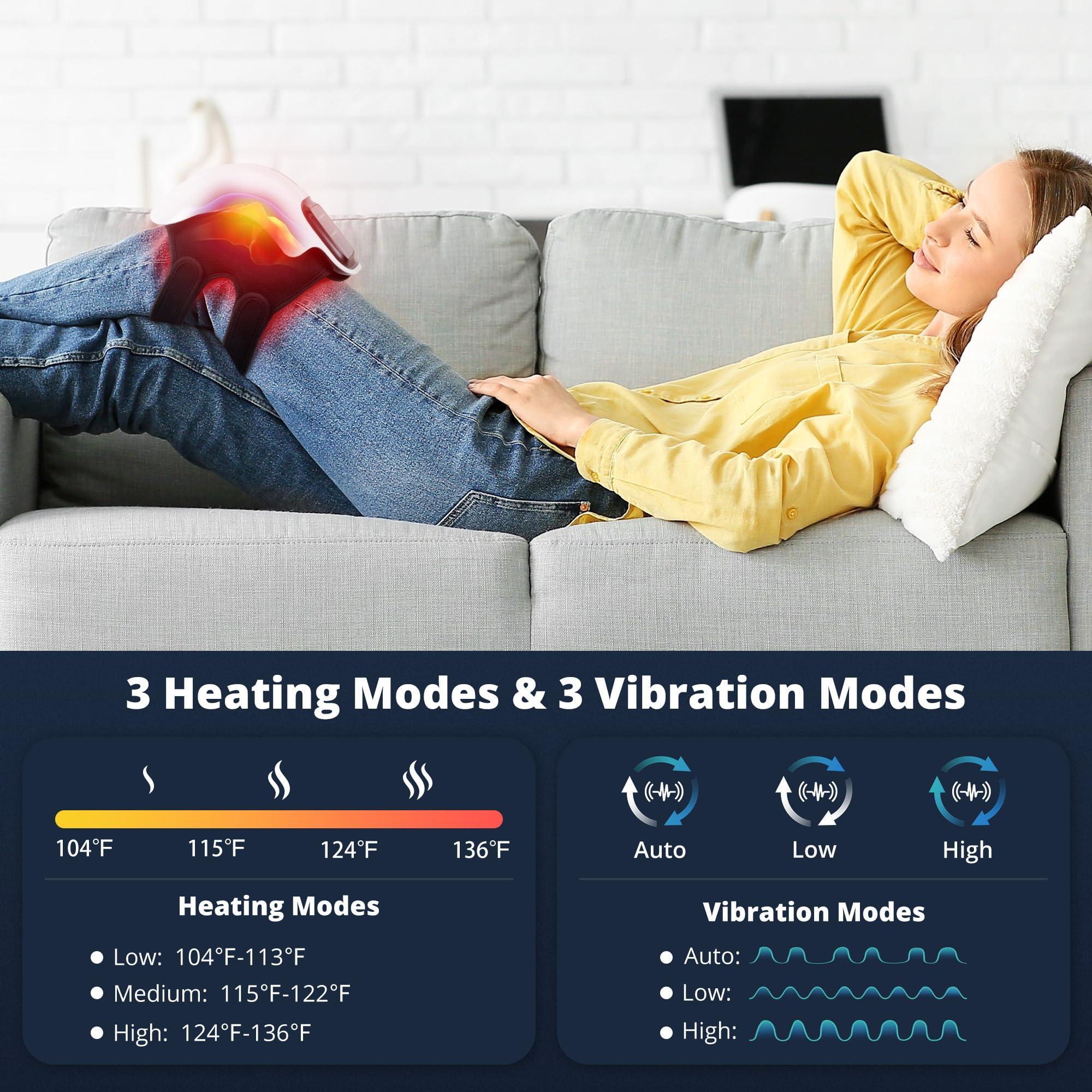 Coocoe Cordless Heated Knee Massager
