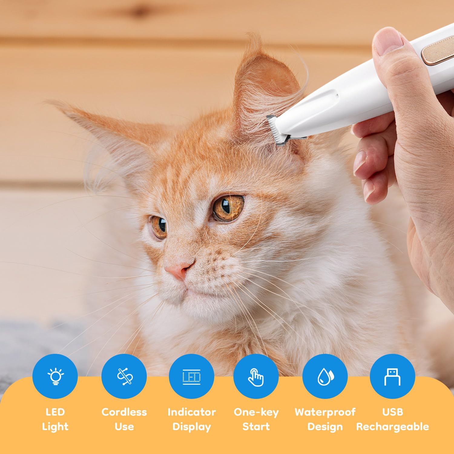 Coocoe Pet Micro Precision Trimmer