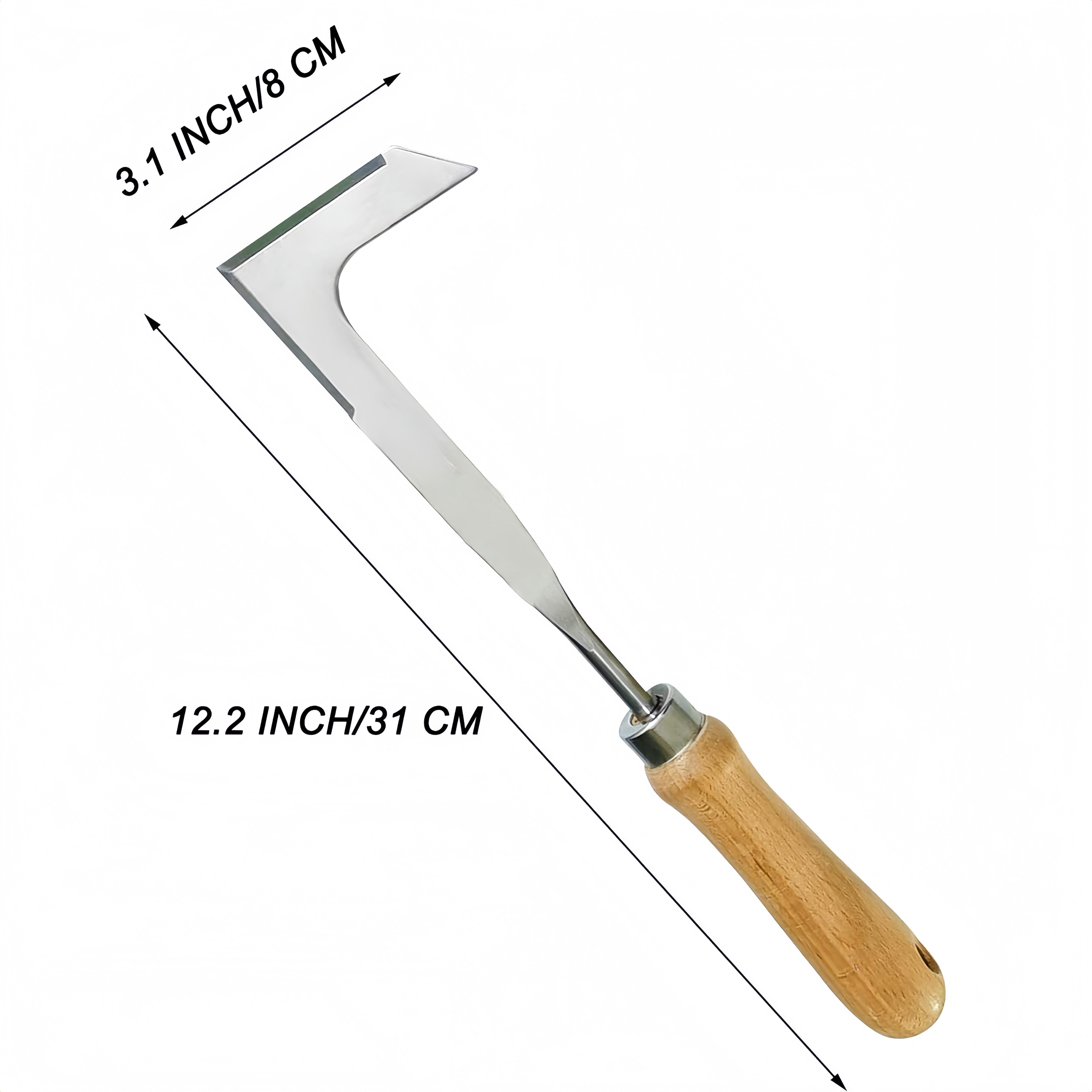 Coocoe L-Shaped Stainless Steel Crack Weeder