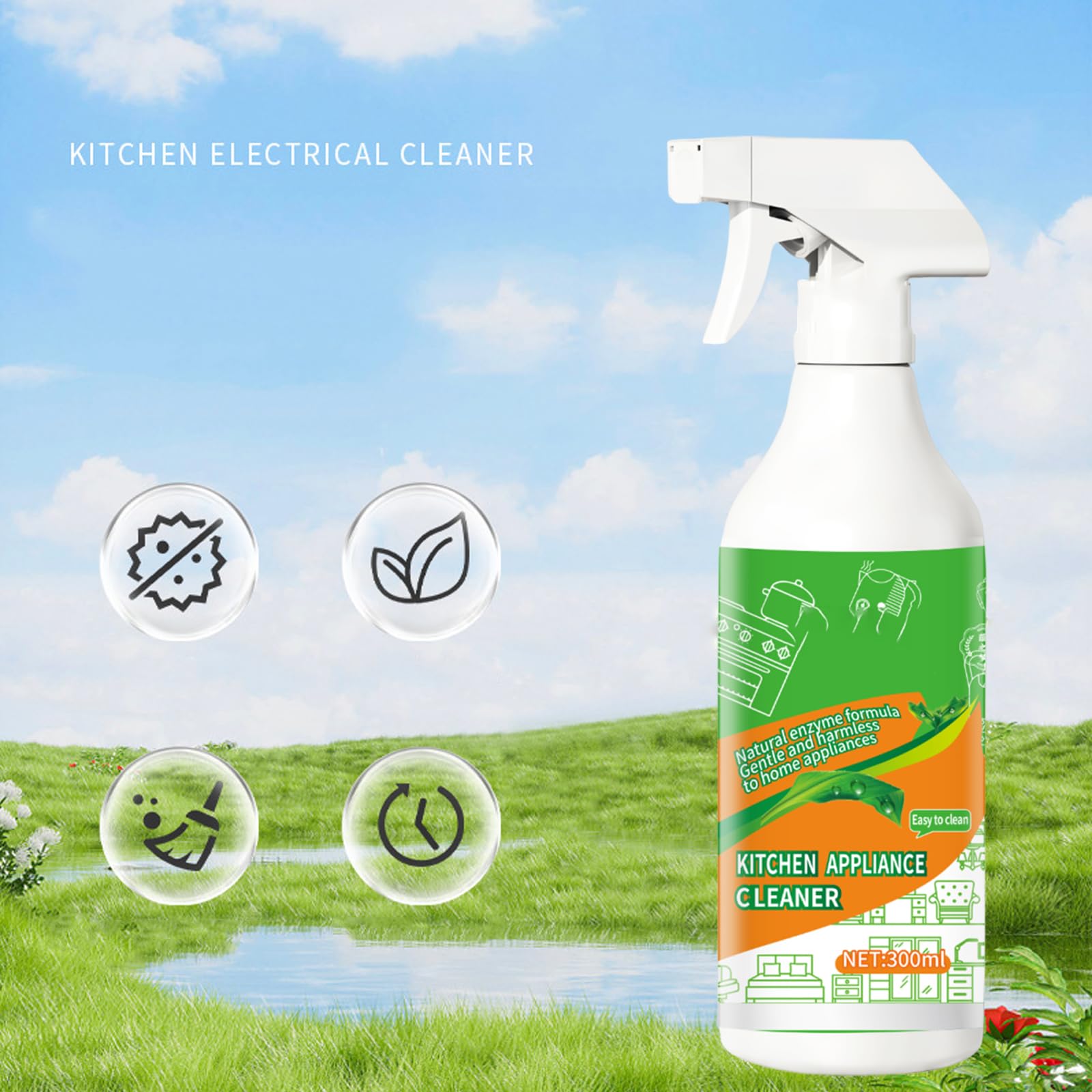 Coocoe Electrolyzed Ion Kitchen Cleaner Spray