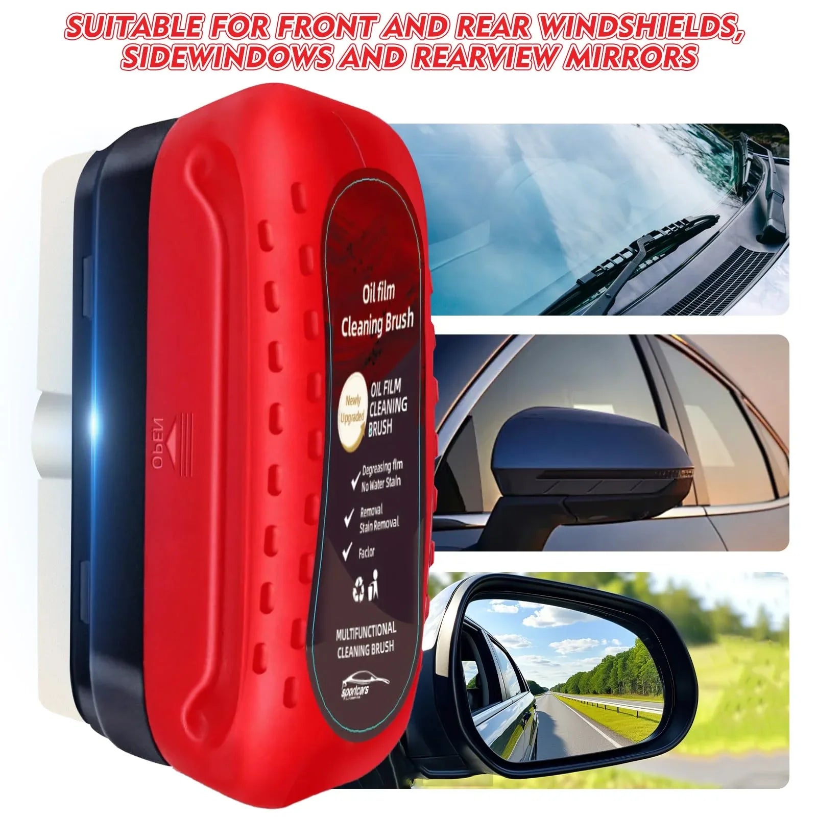 Coocoe Automotive Oil Film Cleaning Brush