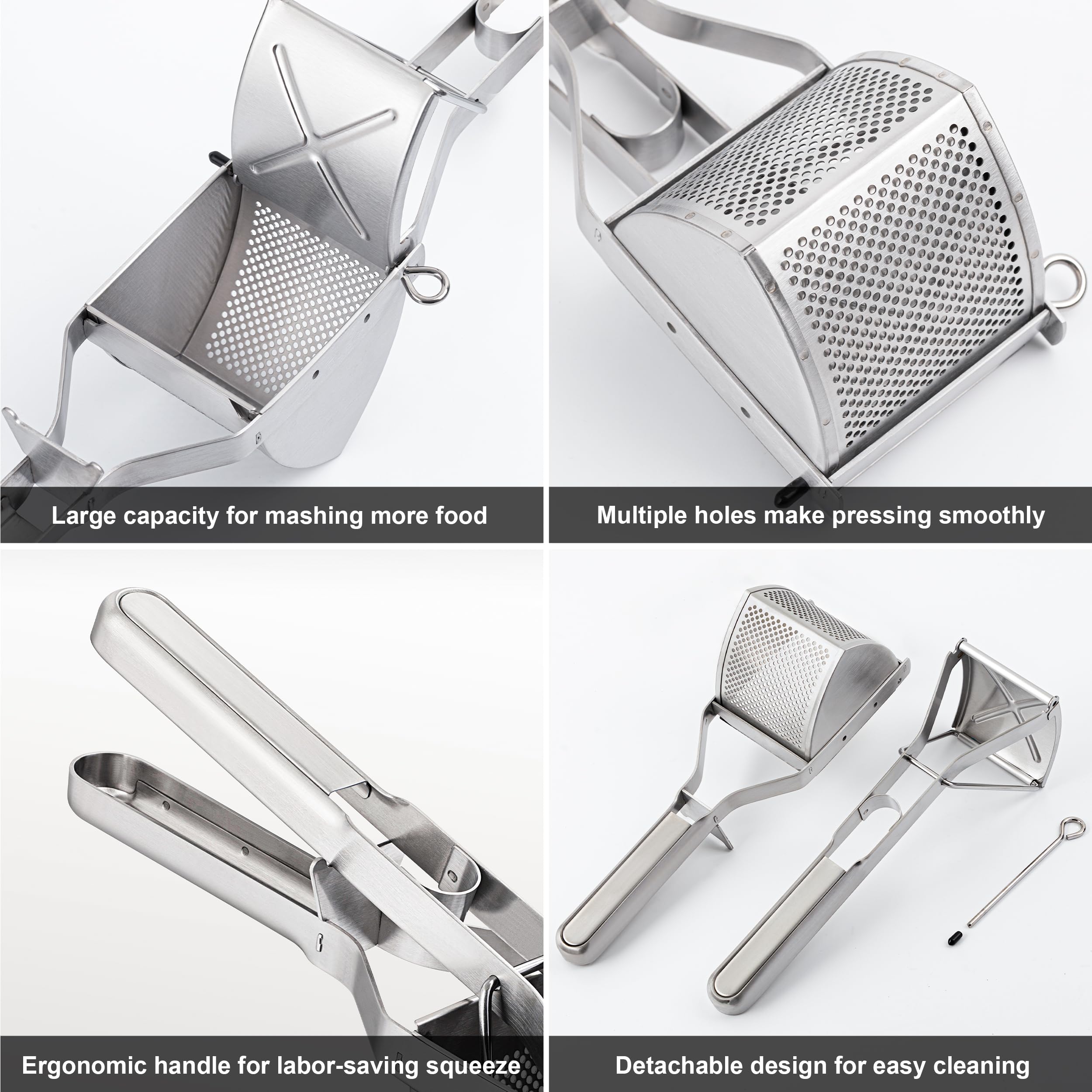 CoocoeStainless Steel Potato Masher