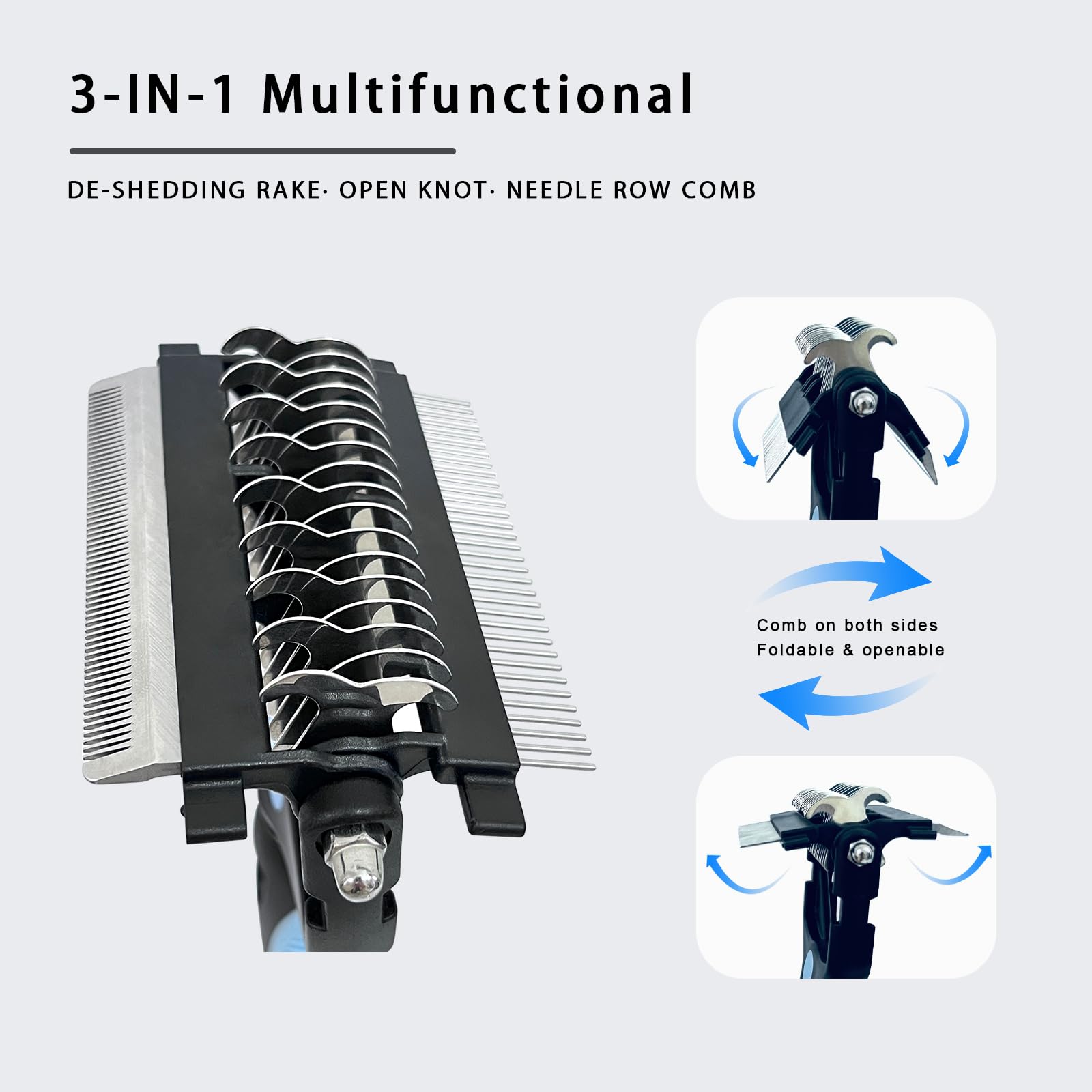 Coocoe 3-in-1 Pet Grooming Brush