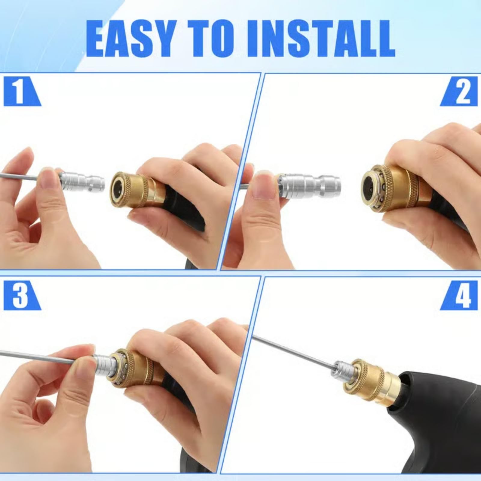 Coocoe Heavy Duty High Pressure Washer Spray Nozzle Kit