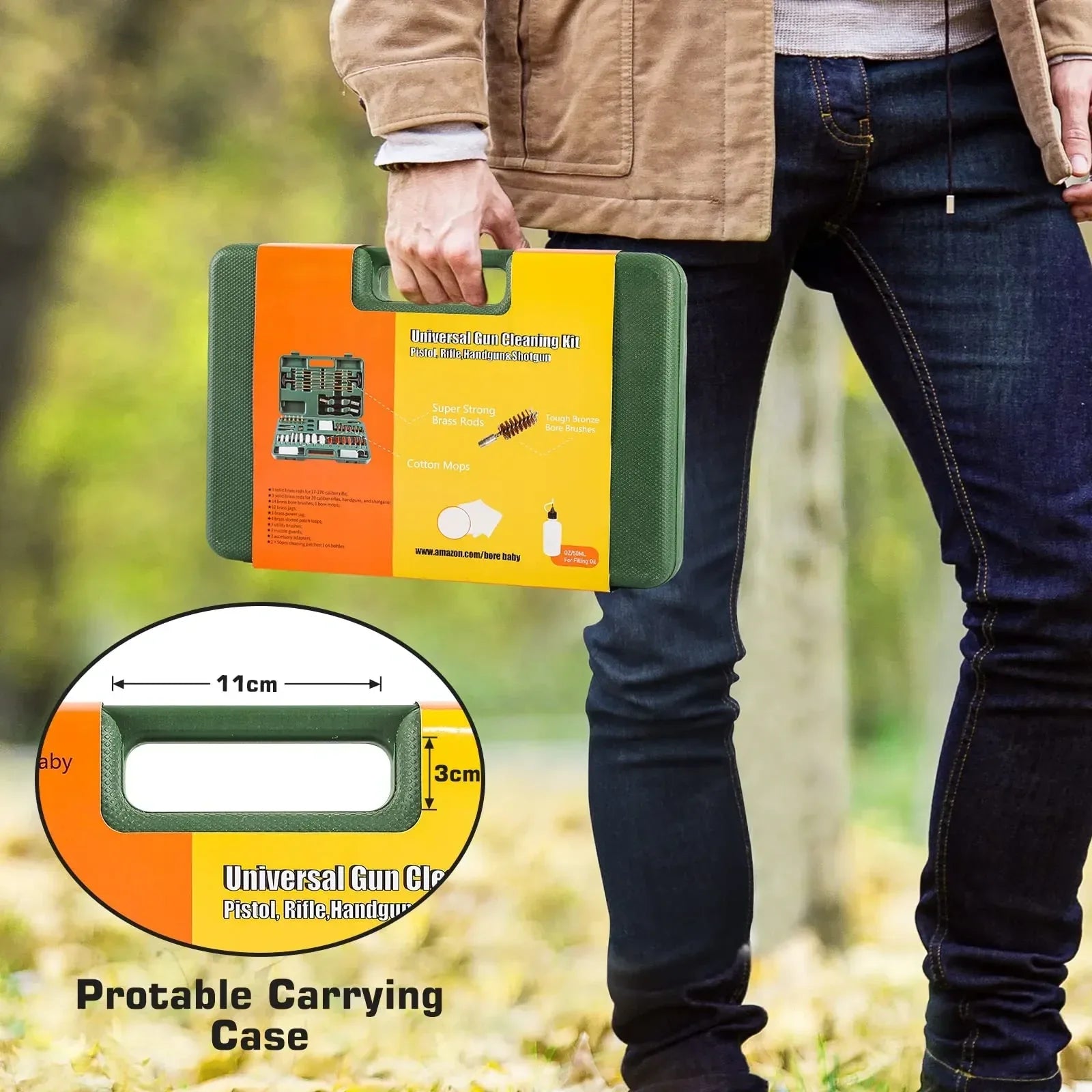 Coocoe Universal Multi-Caliber Gun Cleaning Kit
