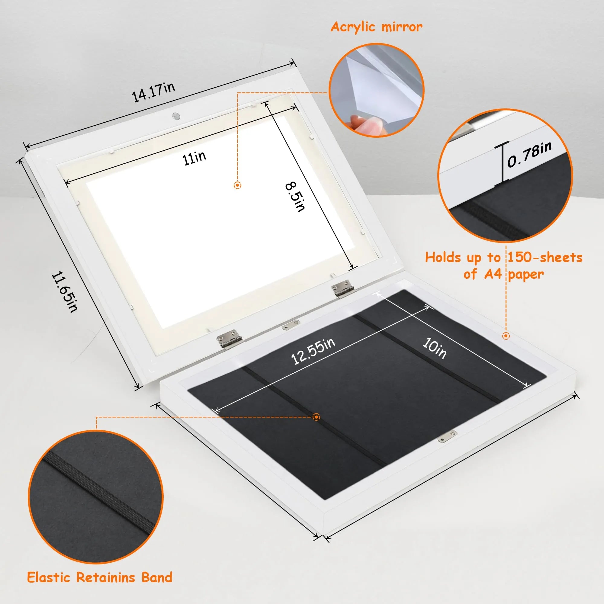 Coocoe Changeable Front Opening Artwork Frame