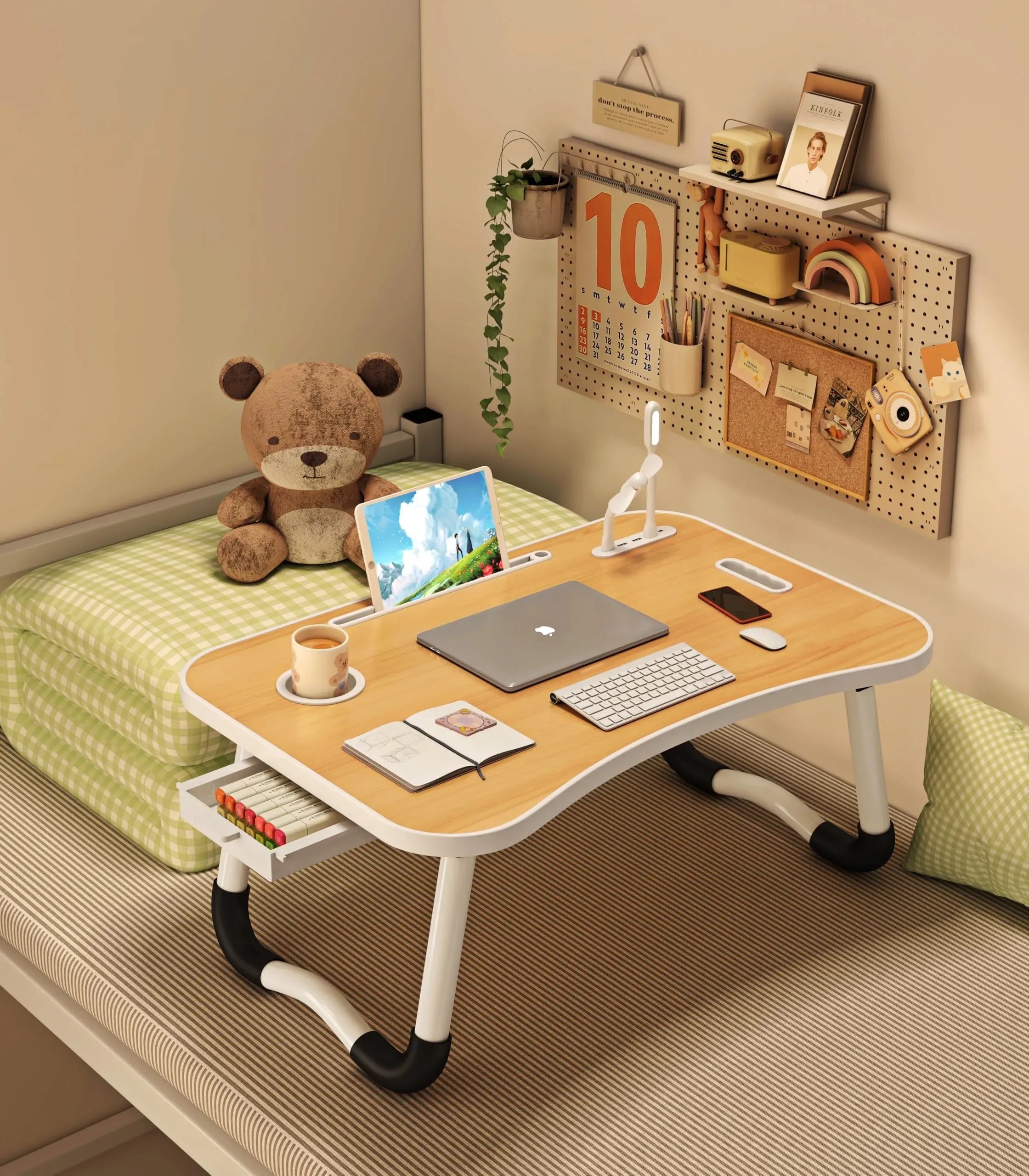 Coocoe Foldable Portable Laptop Stand Lap Desk