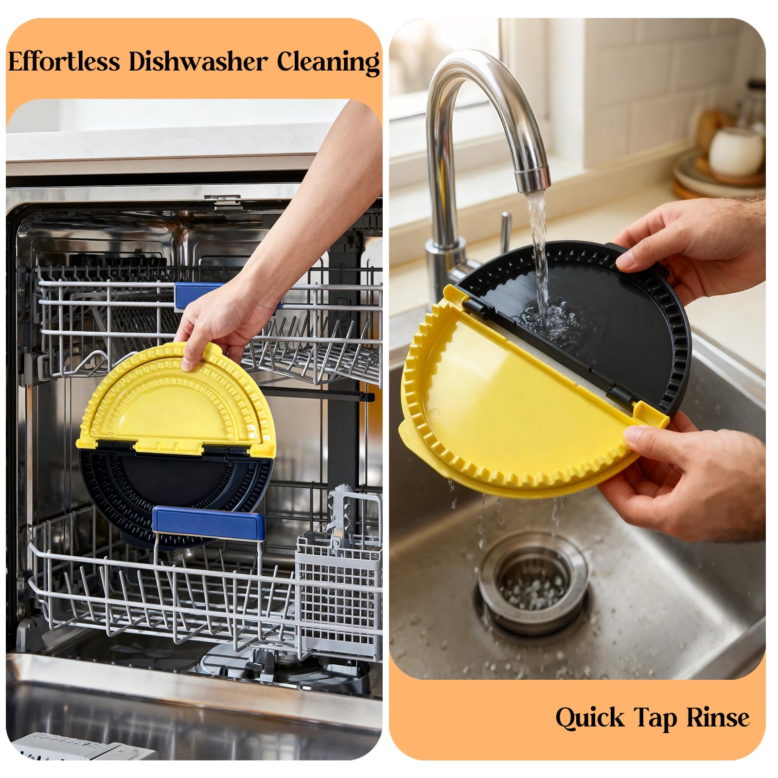 Coocoe 3-in-1 Tortilla Sealer & Crimper Press