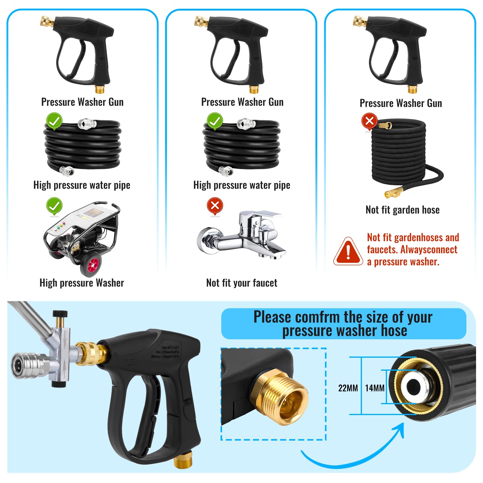 Coocoe 2-in-1 Dual-Function Foam Sprayer