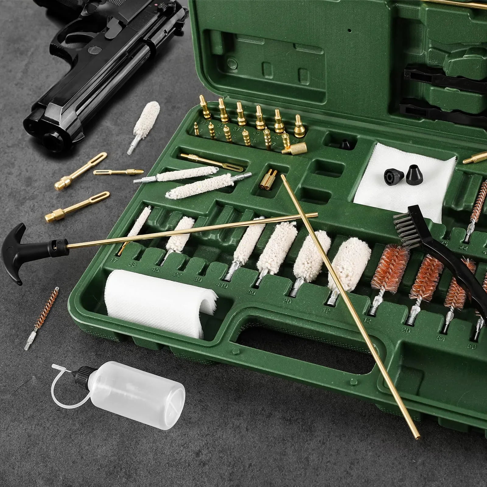 Coocoe Universal Multi-Caliber Gun Cleaning Kit
