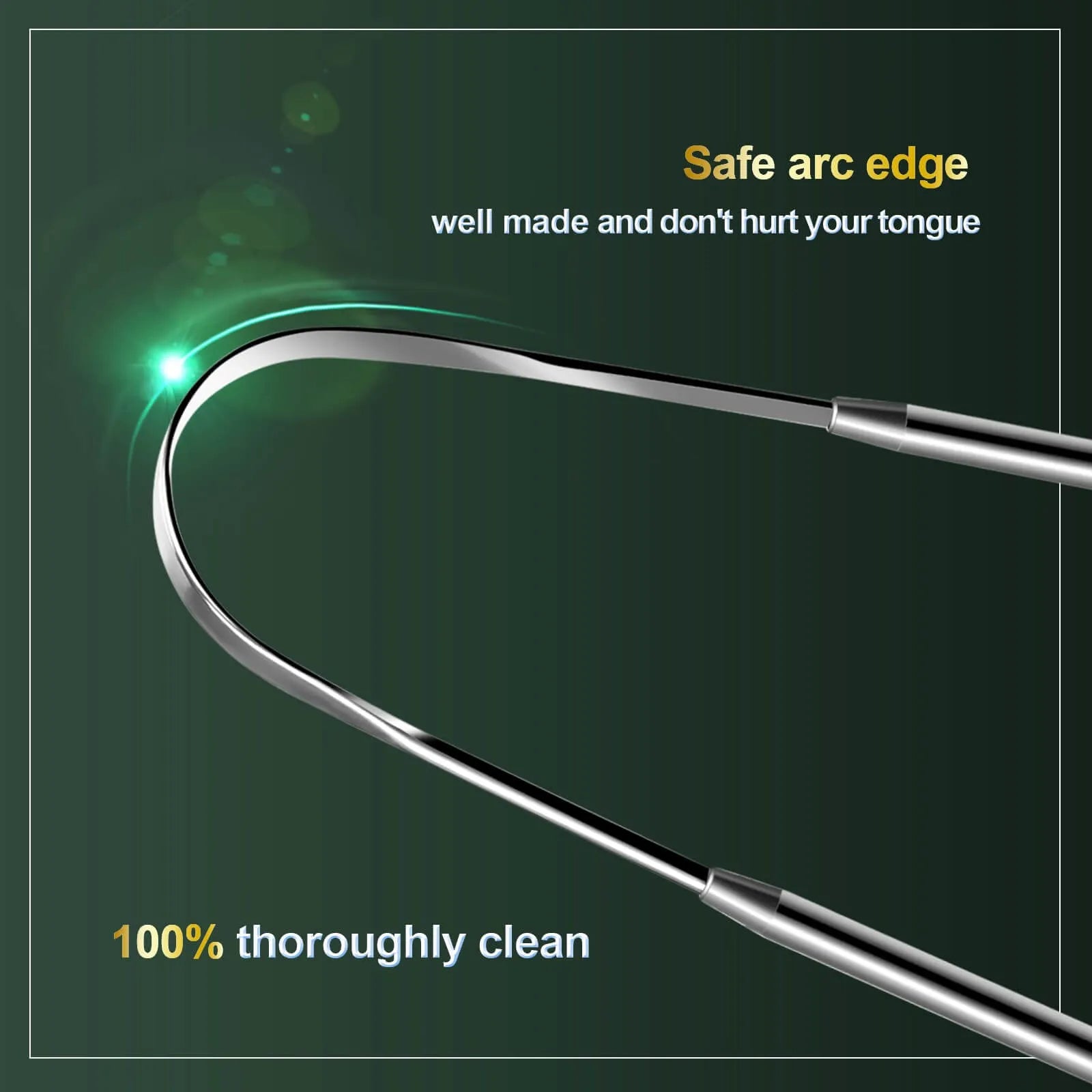 Coocoe Stainless Steel Tongue Cleaning Tool