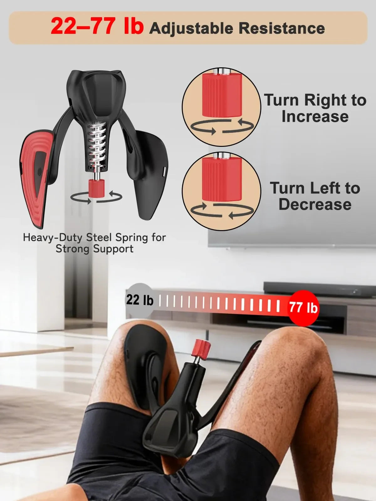 Coocoe Adjustable 77LB Pelvic Floor & Kegel Trainer