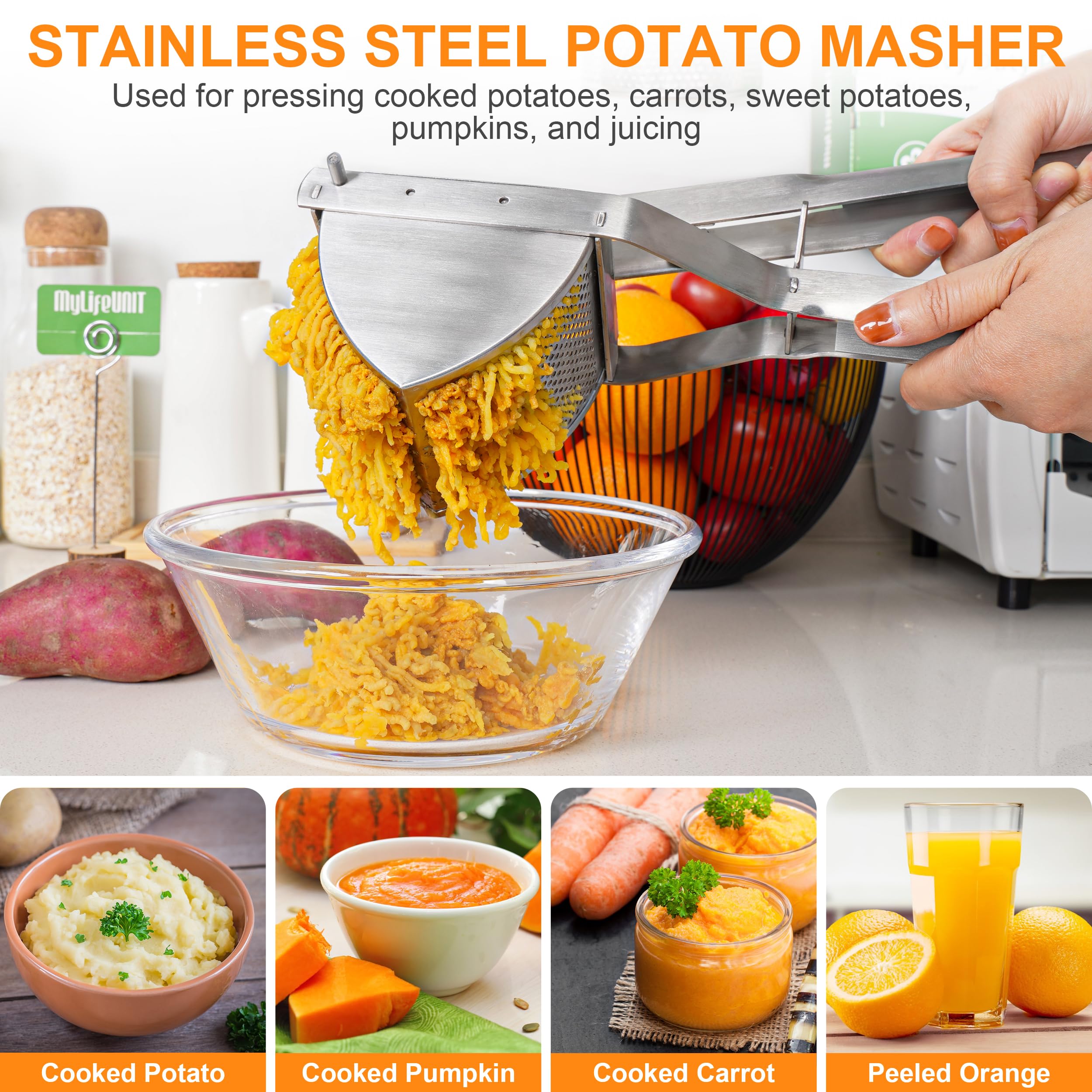 CoocoeStainless Steel Potato Masher