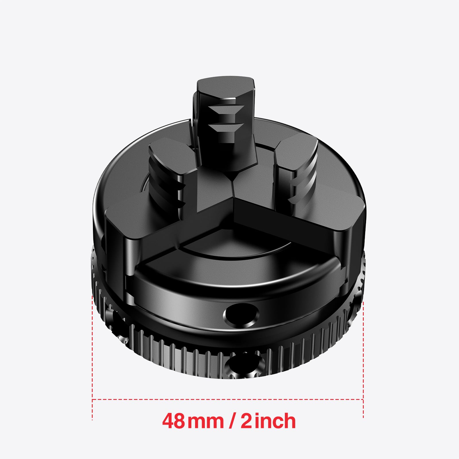 Coocoe 2 inch Mini 3-Jaw Self-center woodworking chuck
