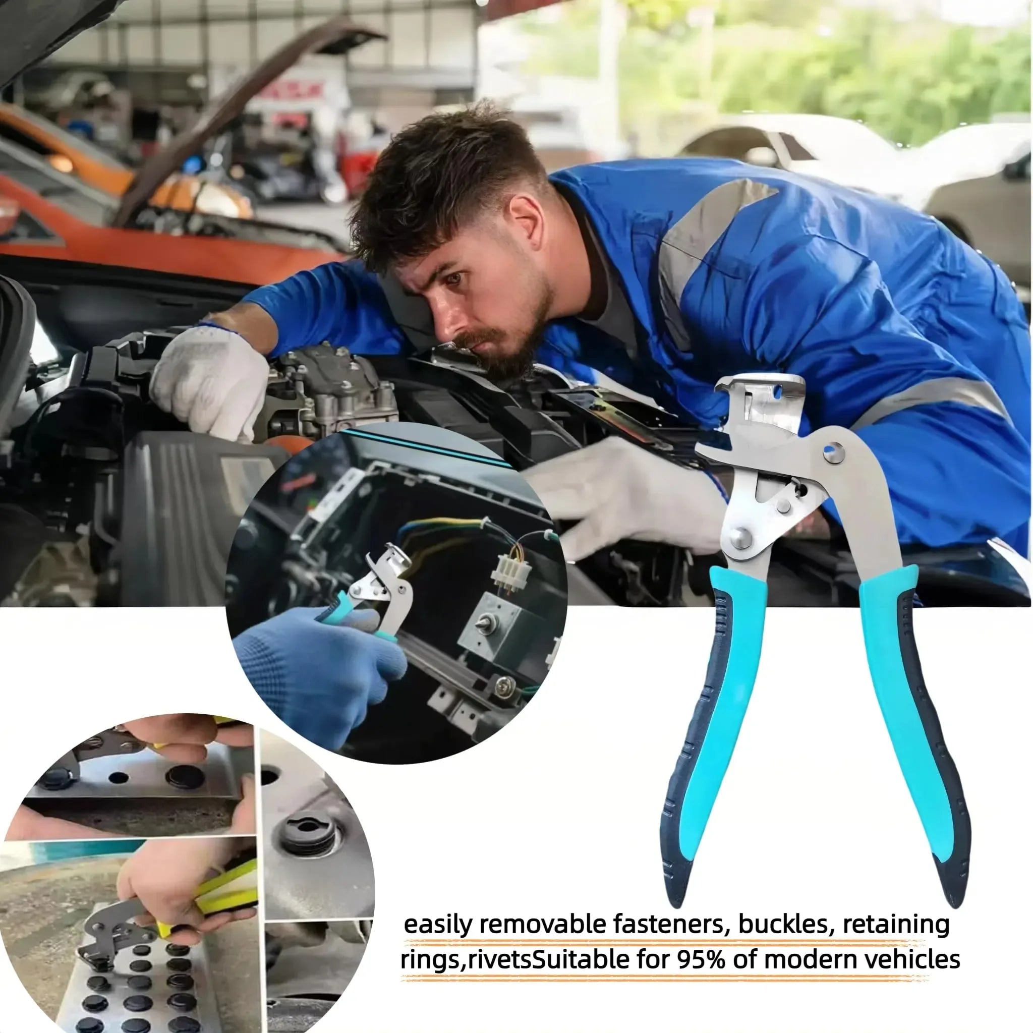 Coocoe Multi-Functional Car Clip Disassembly Pliers