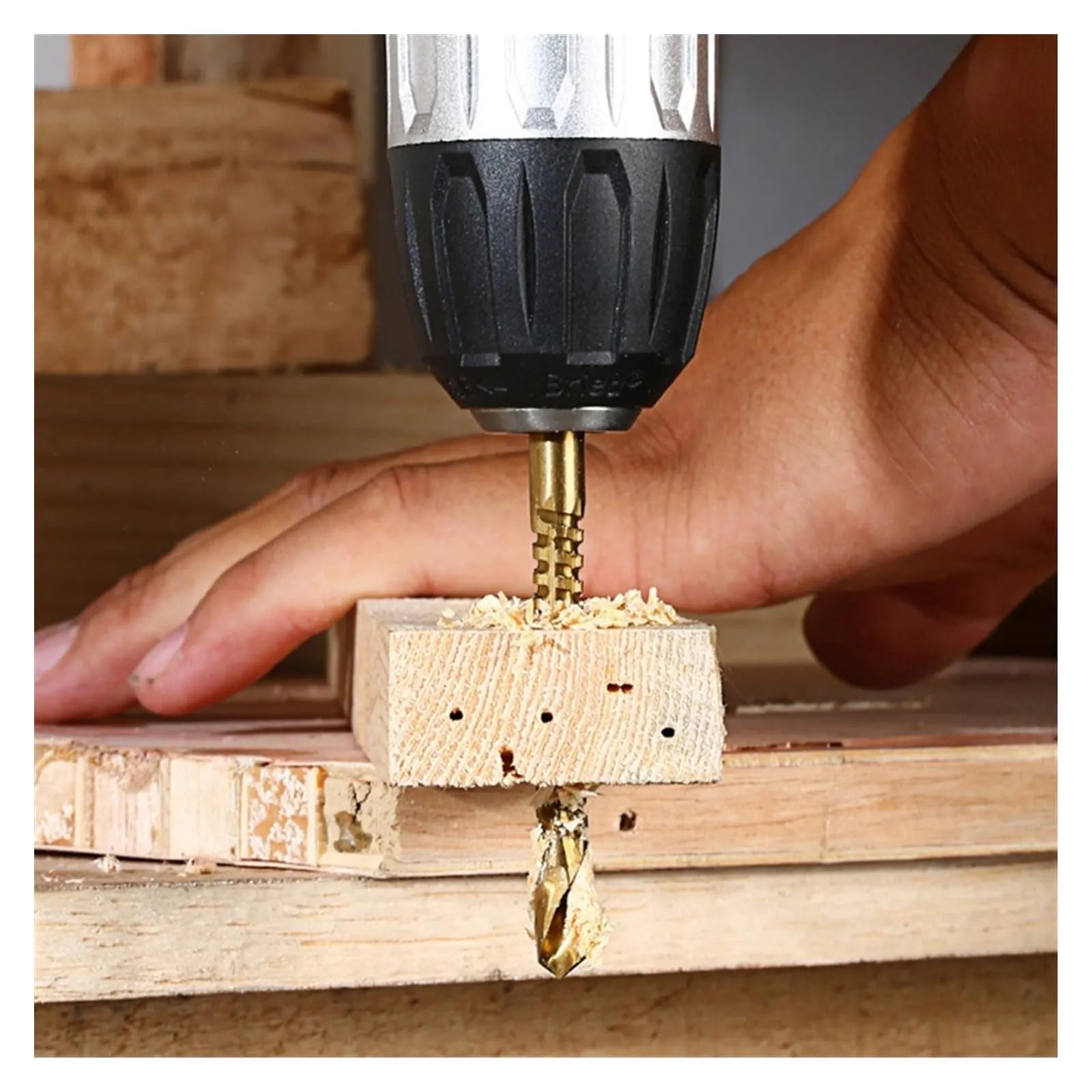 Coocoe Cobalt Spiral Composite Tap Drill Bit Set