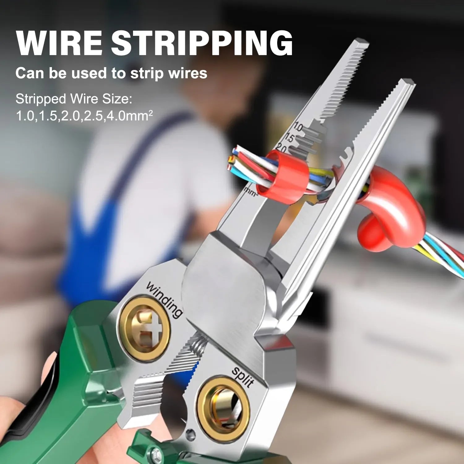 Coocoe 8-in-1 Wire Stripper with Voltage Tester