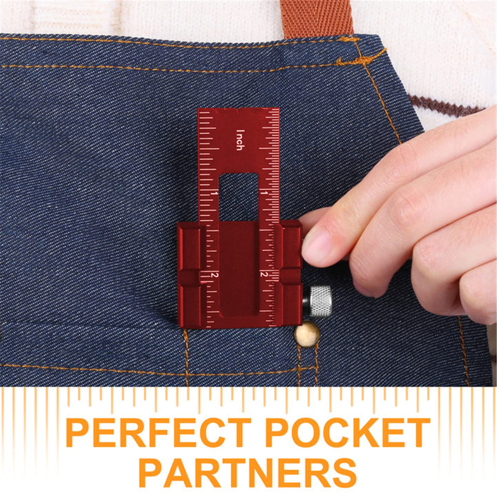 Coocoe  Precision Pocket Metal Slide Rule Set
