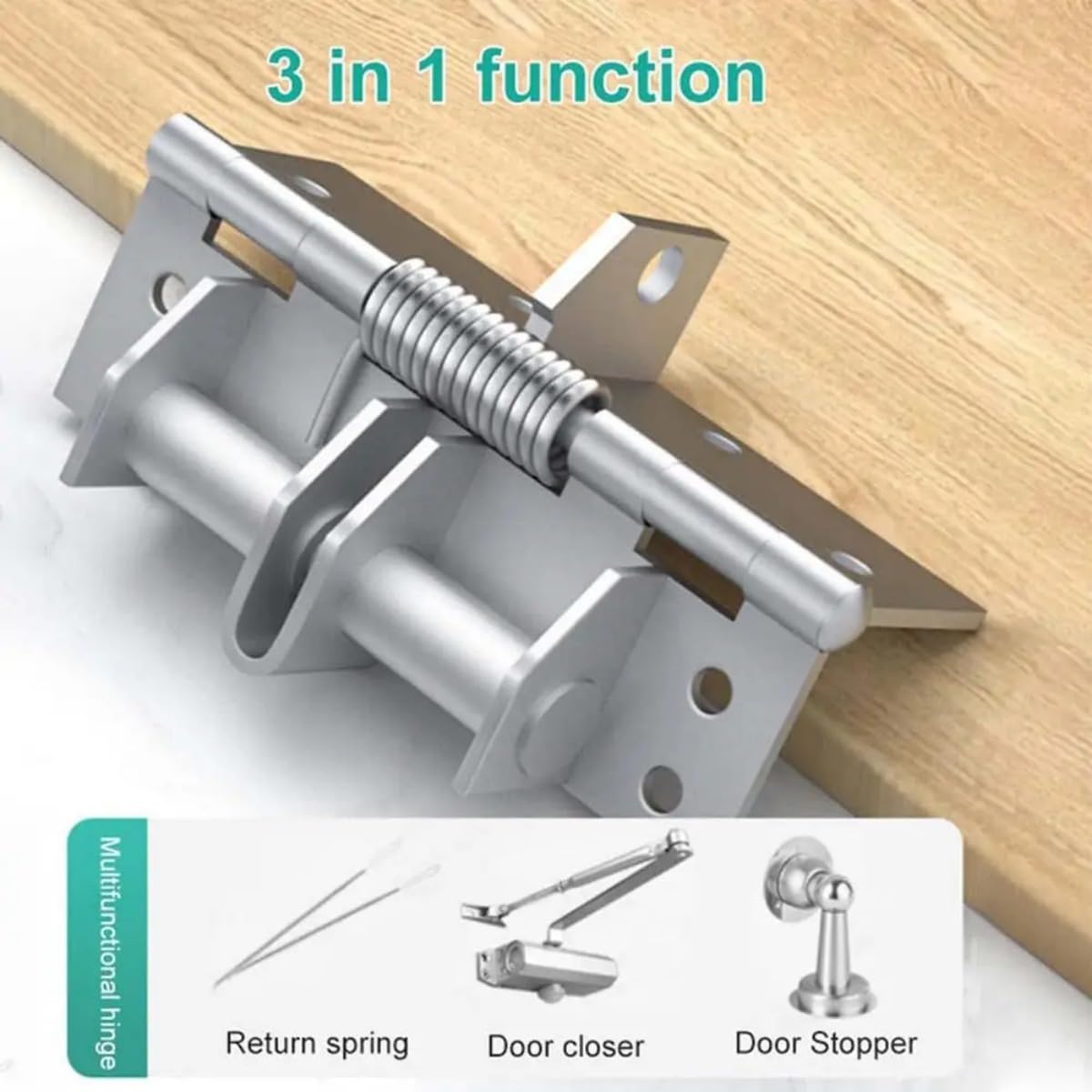 Coocoe Automatic Self-Closing Door Hinges Kit
