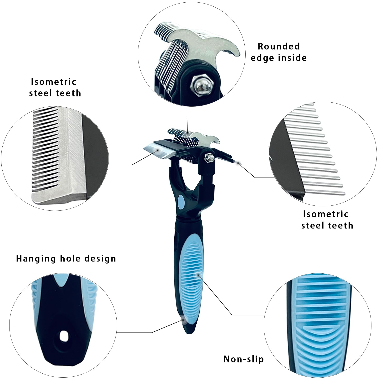 Coocoe 3-in-1 Pet Grooming Brush