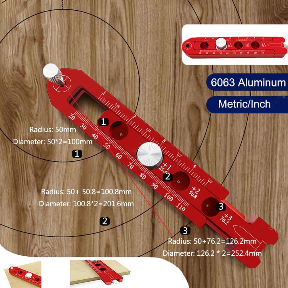 Coocoe Woodworking Compass Scriber