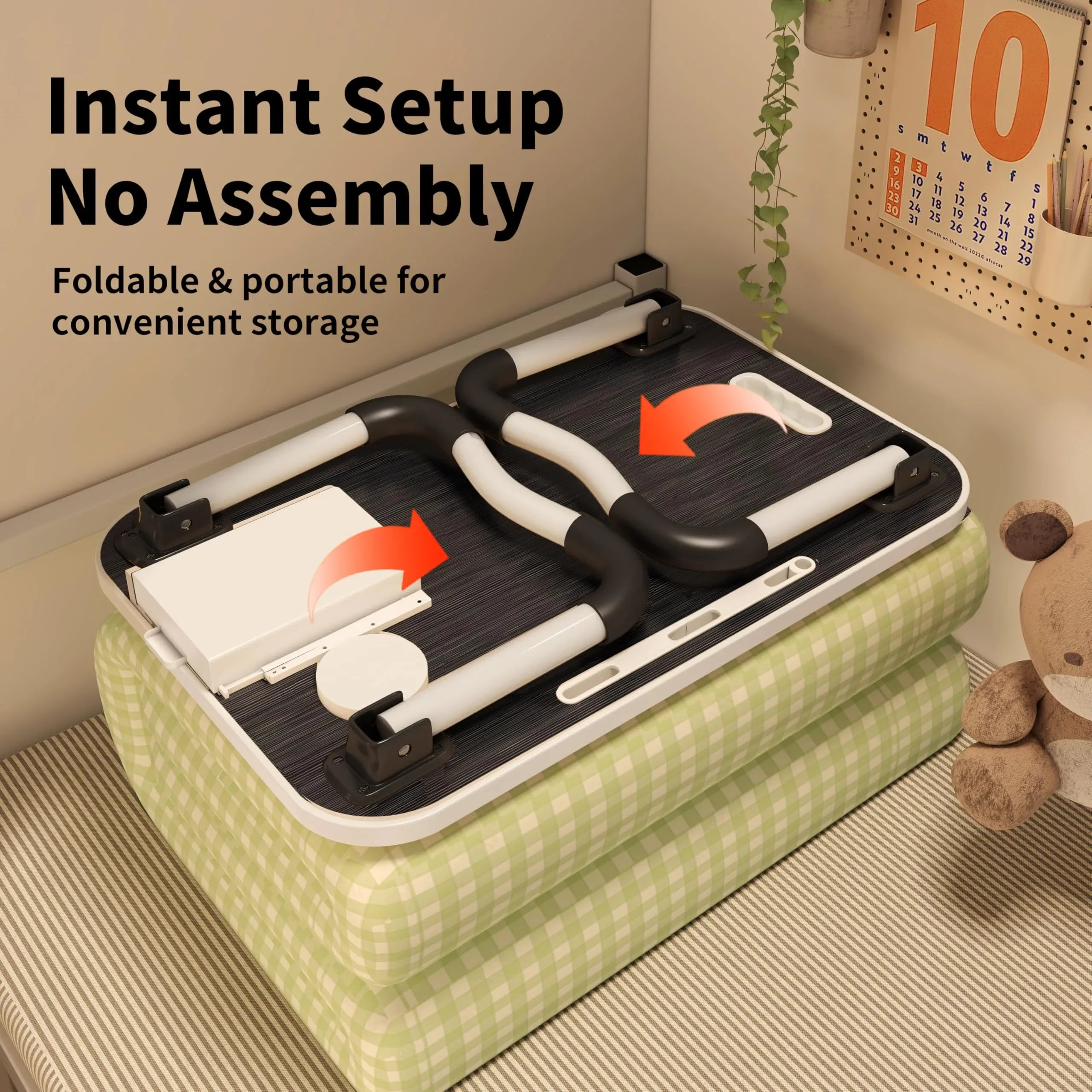 Coocoe Foldable Portable Laptop Stand Lap Desk