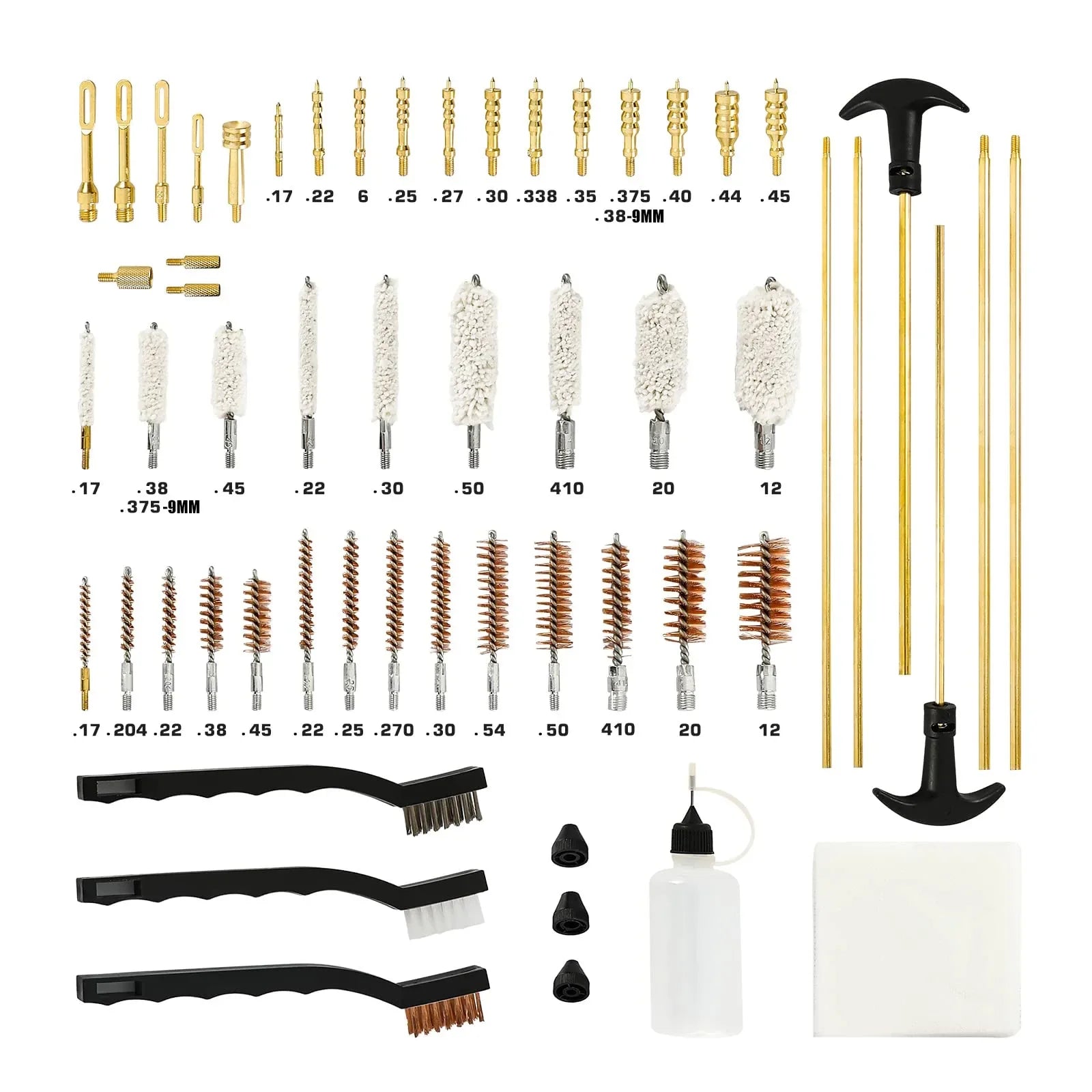 Coocoe Universal Multi-Caliber Gun Cleaning Kit