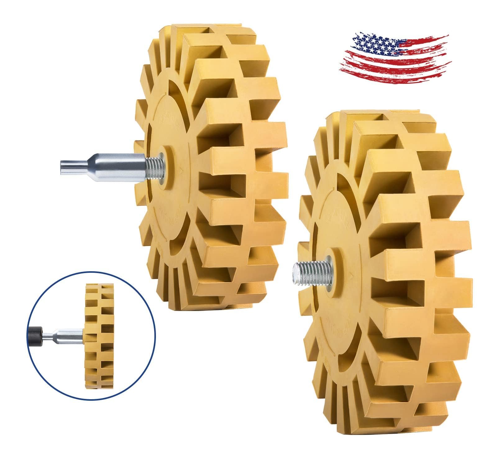 Coocoe Decal Remover Eraser Wheel Rubber Wheel