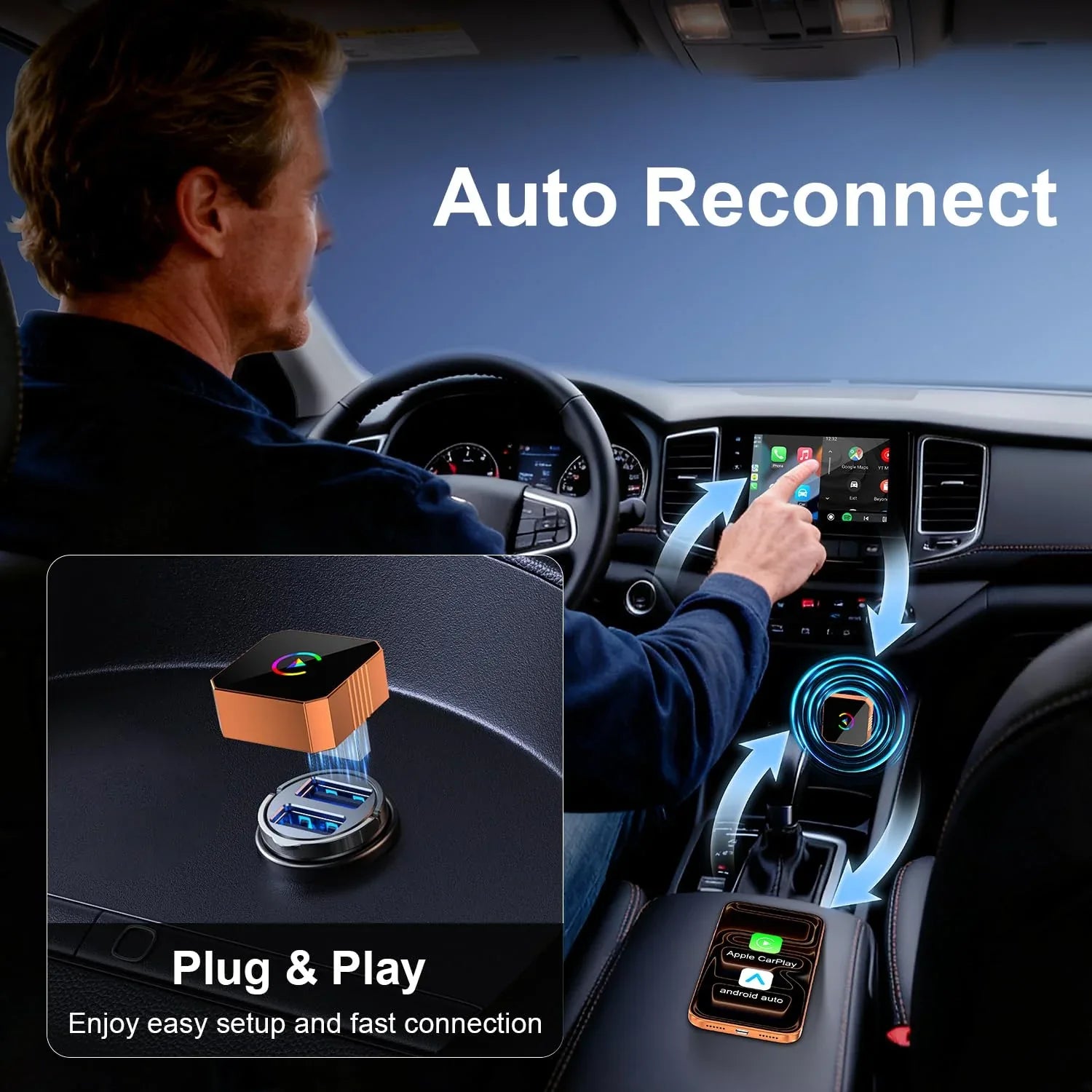Coocoe Wireless CarPlay Adapter