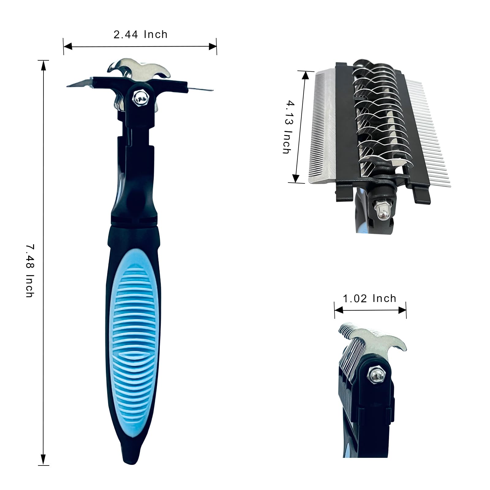 Coocoe 3-in-1 Pet Grooming Brush