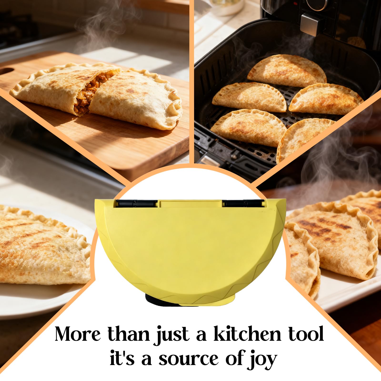 Coocoe 3-in-1 Tortilla Sealer & Crimper Press