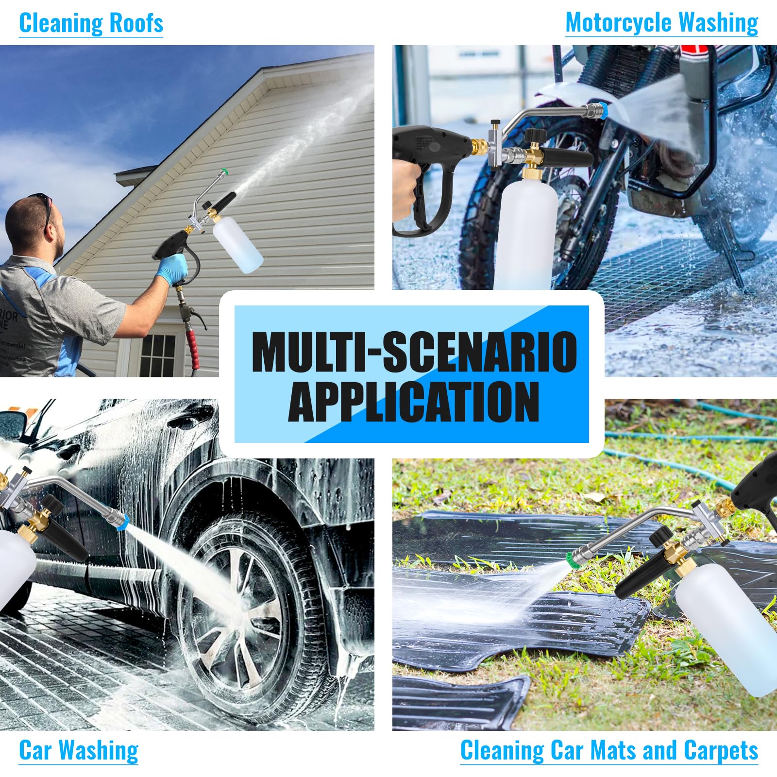 Coocoe 2-in-1 Dual-Function Foam Sprayer