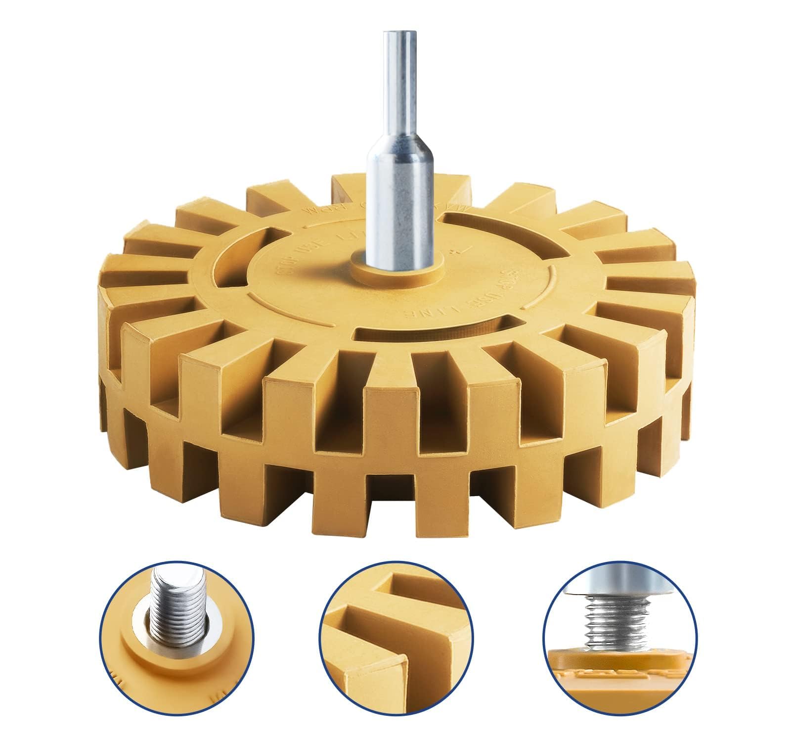 Coocoe Decal Remover Eraser Wheel Rubber Wheel